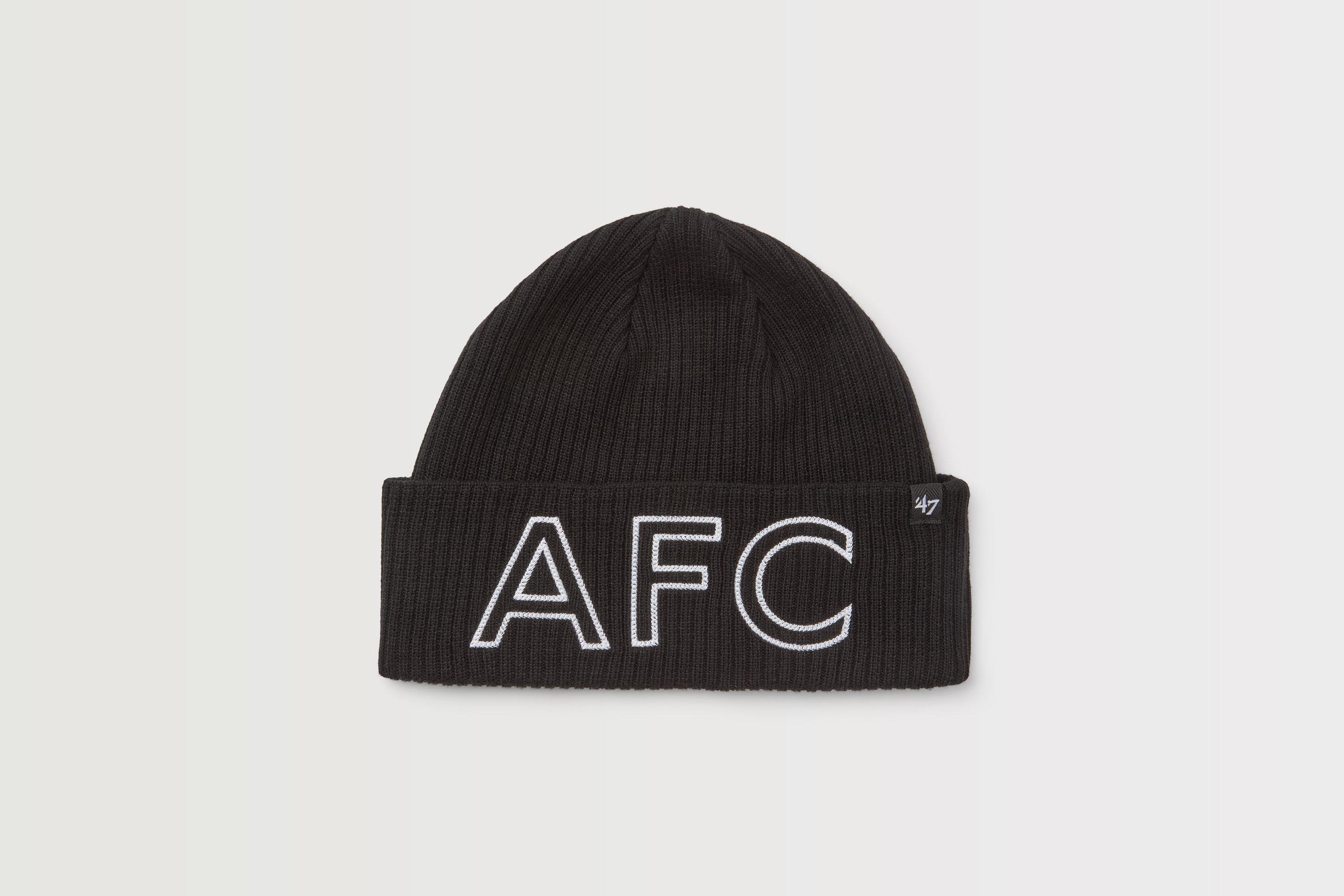 Arsenal Holloway Social Club Ribbed Cuff Black Beanie