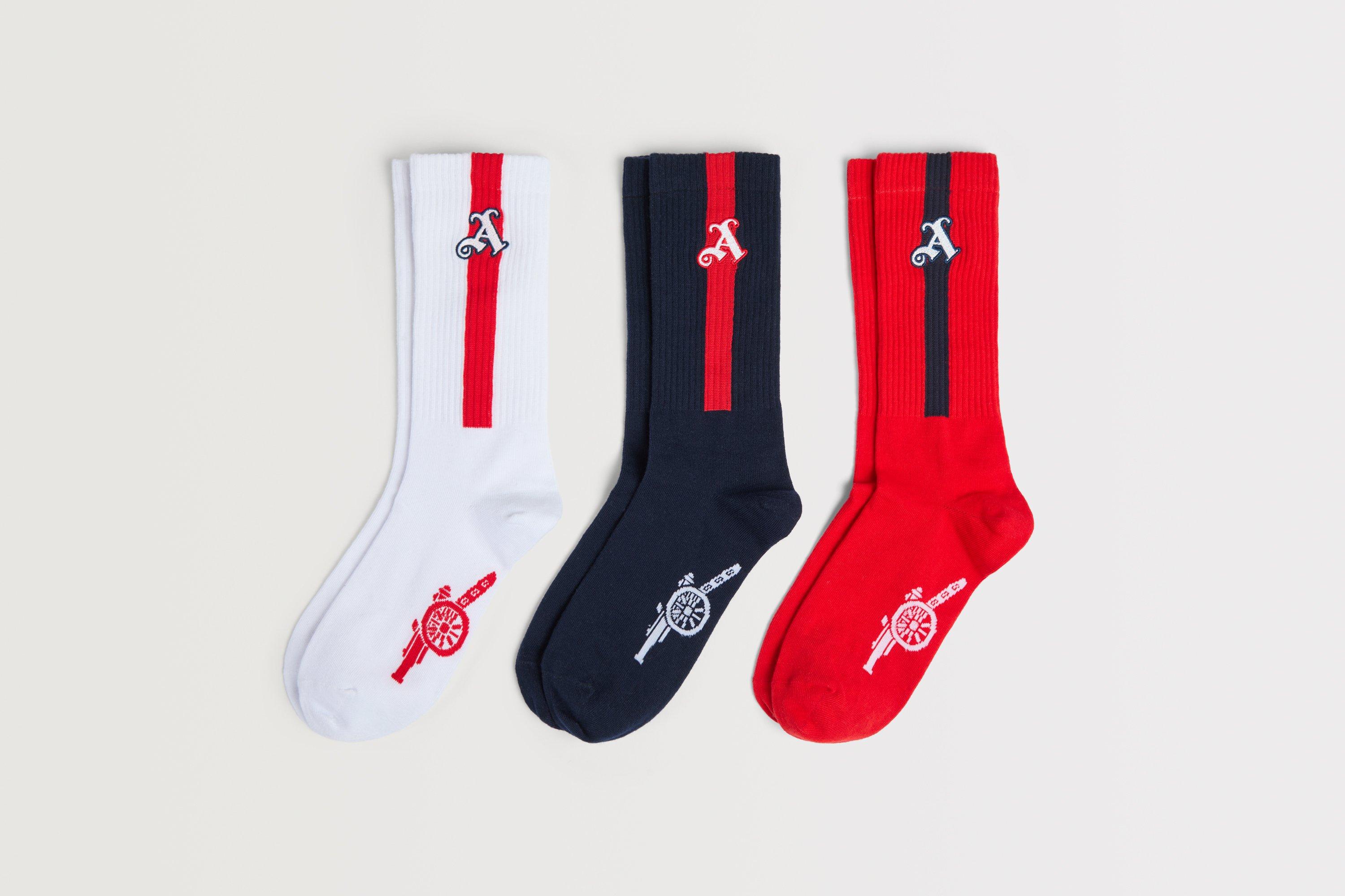 Arsenal 3pk Gothic A Socks
