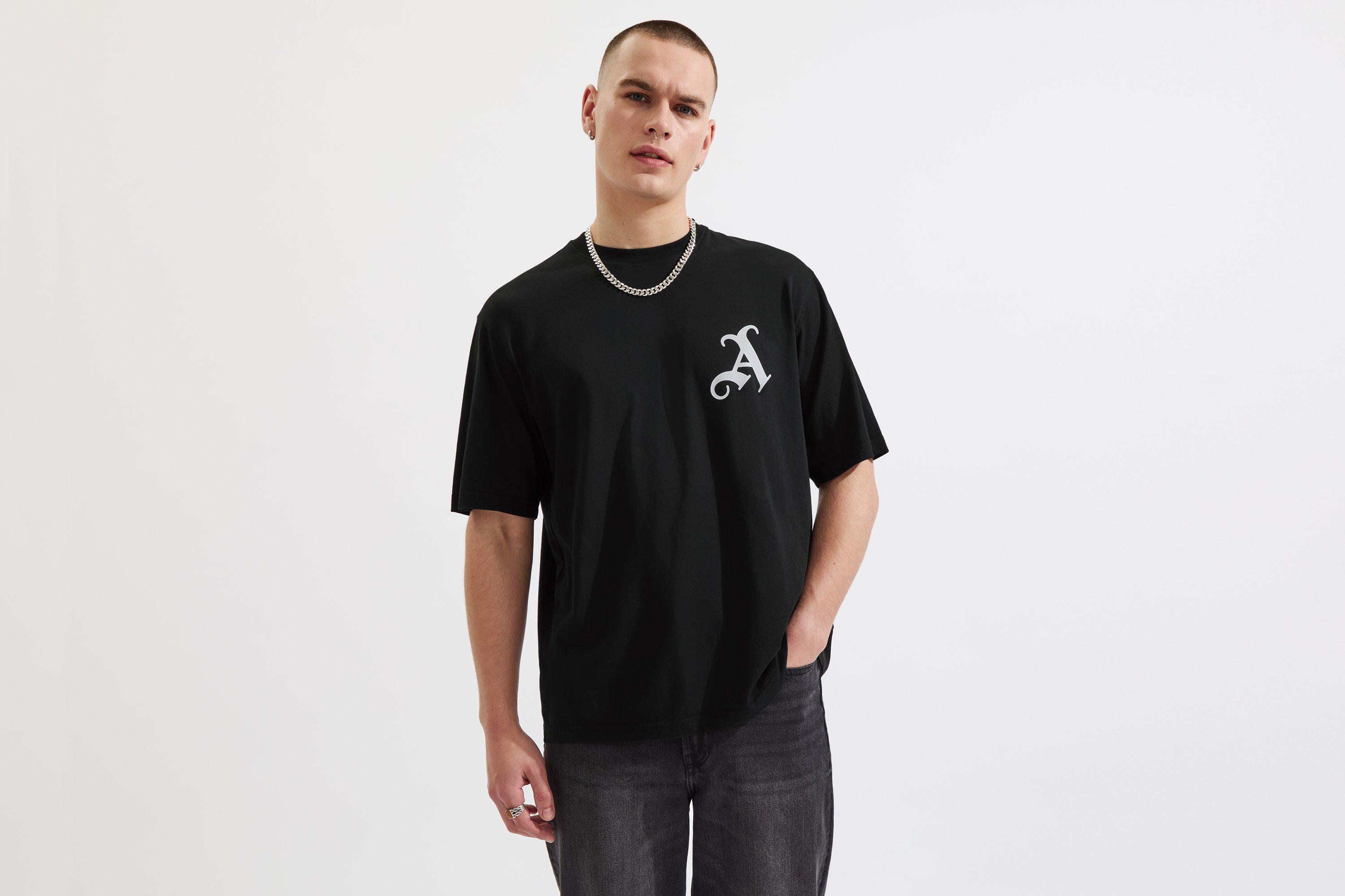 Arsenal 1886 Black Graphic T-Shirt