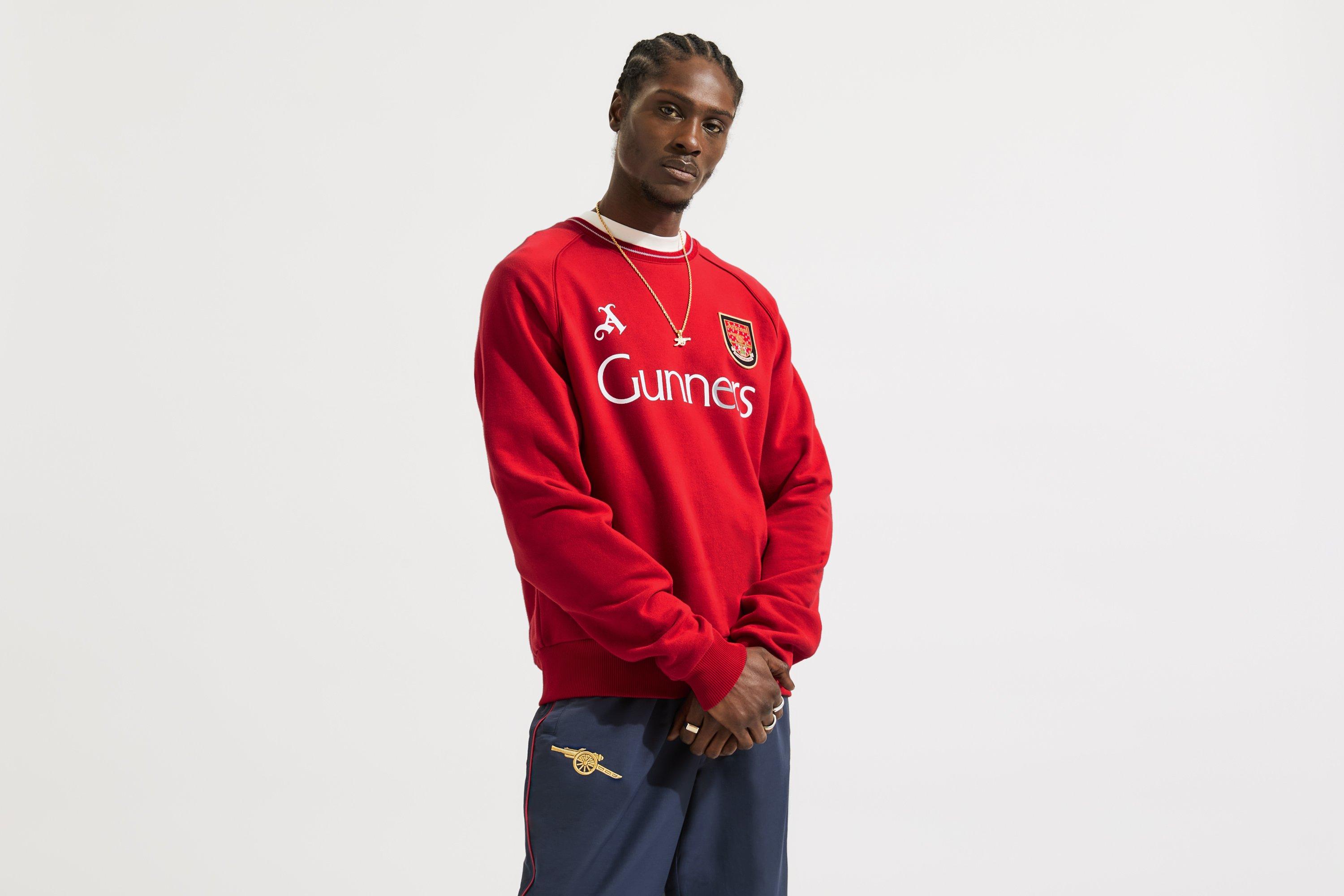 Arsenal Gunners Red Raglan Sweatshirt