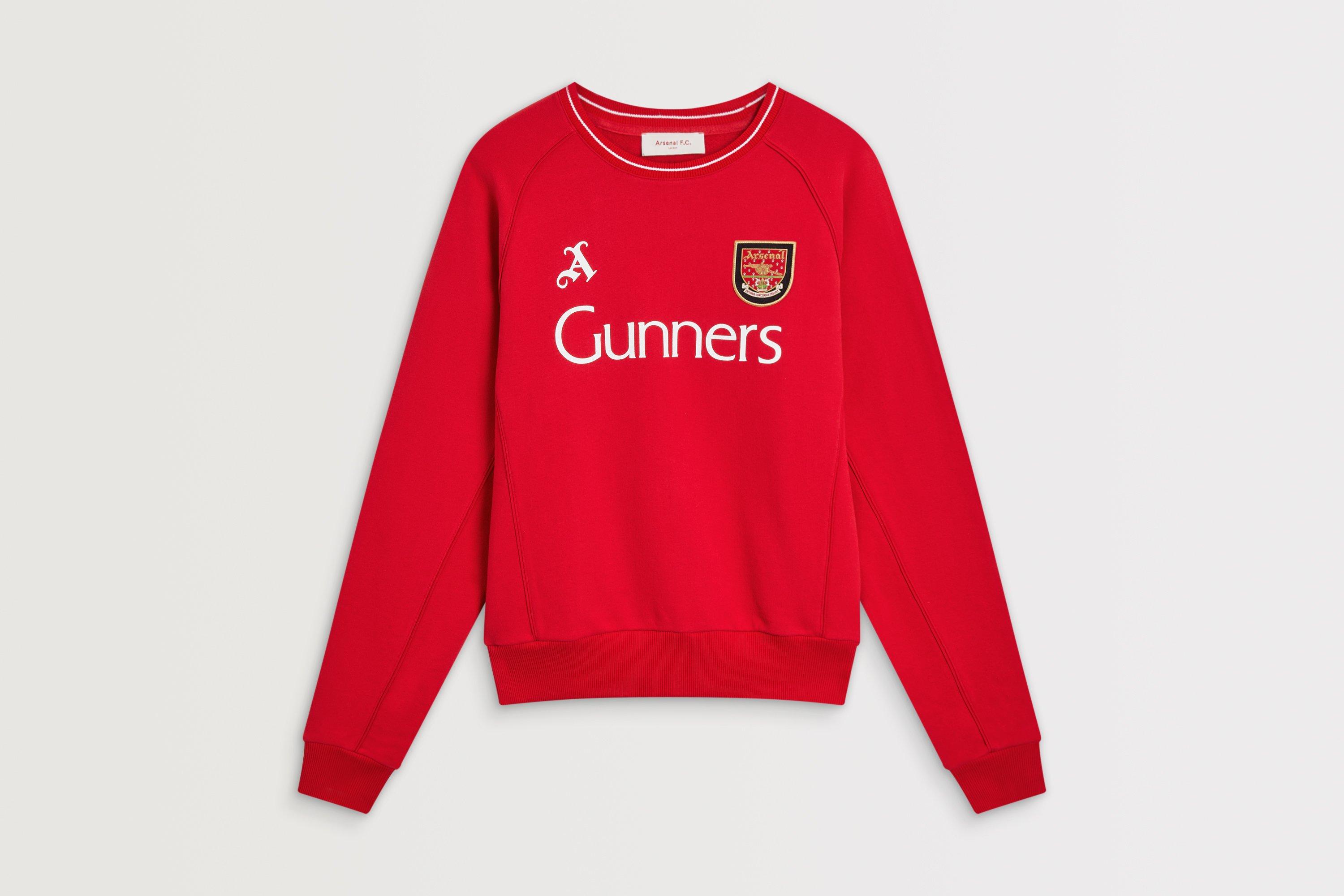Arsenal Gunners Red Raglan Sweatshirt