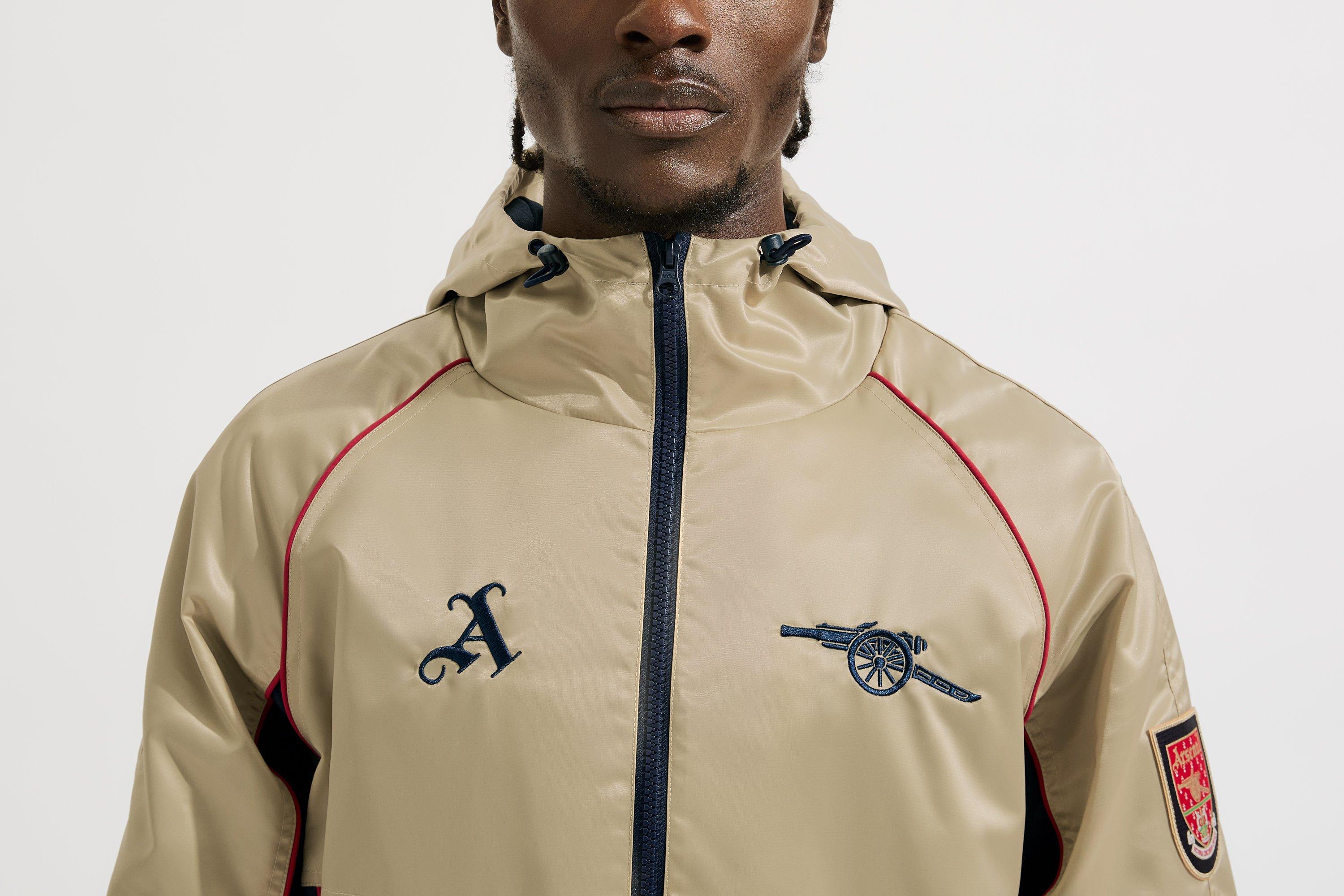 Arsenal Unisex Windbreaker in Gold