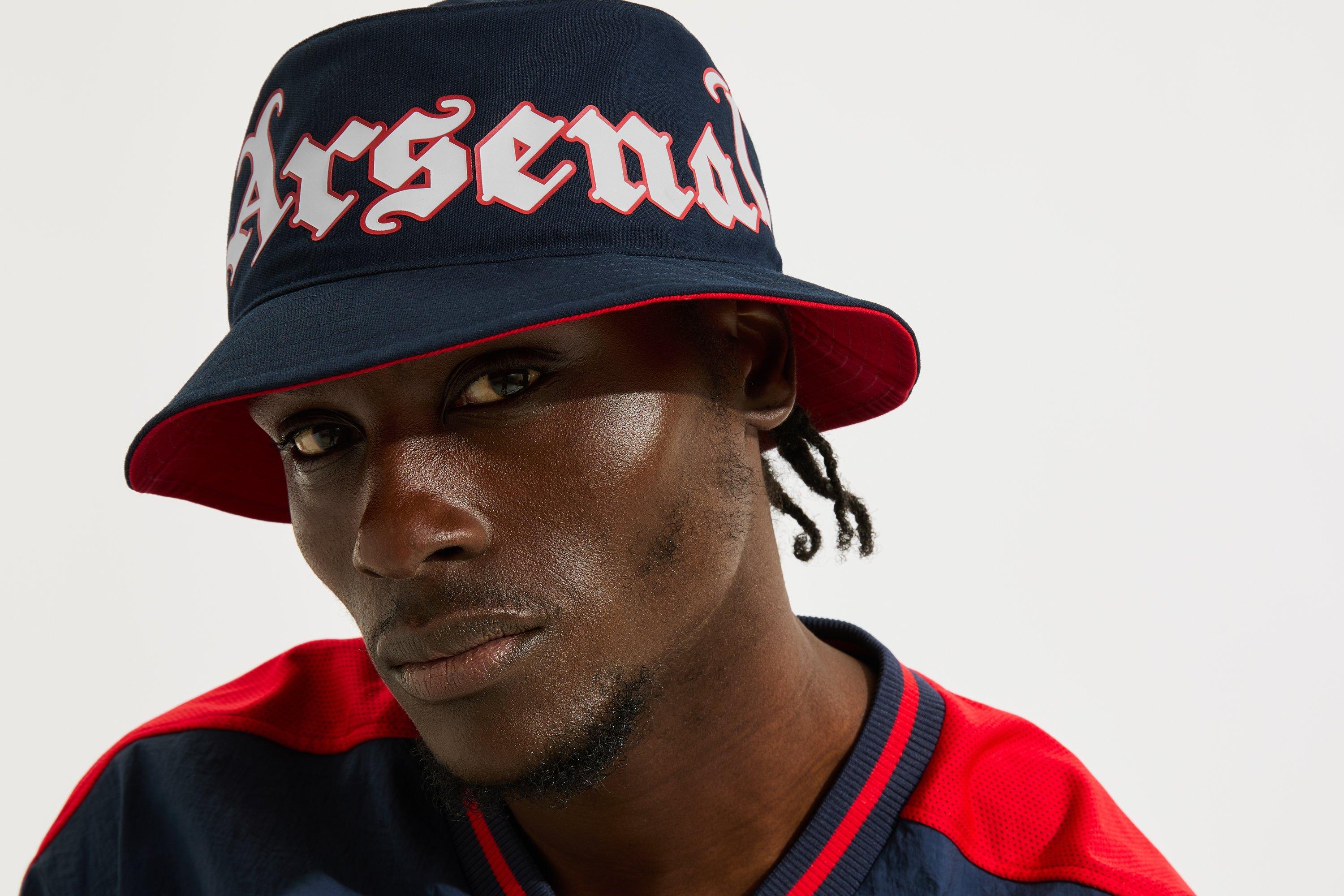 Arsenal 47 Navy Gothic Bucket Hat | Official Online Store