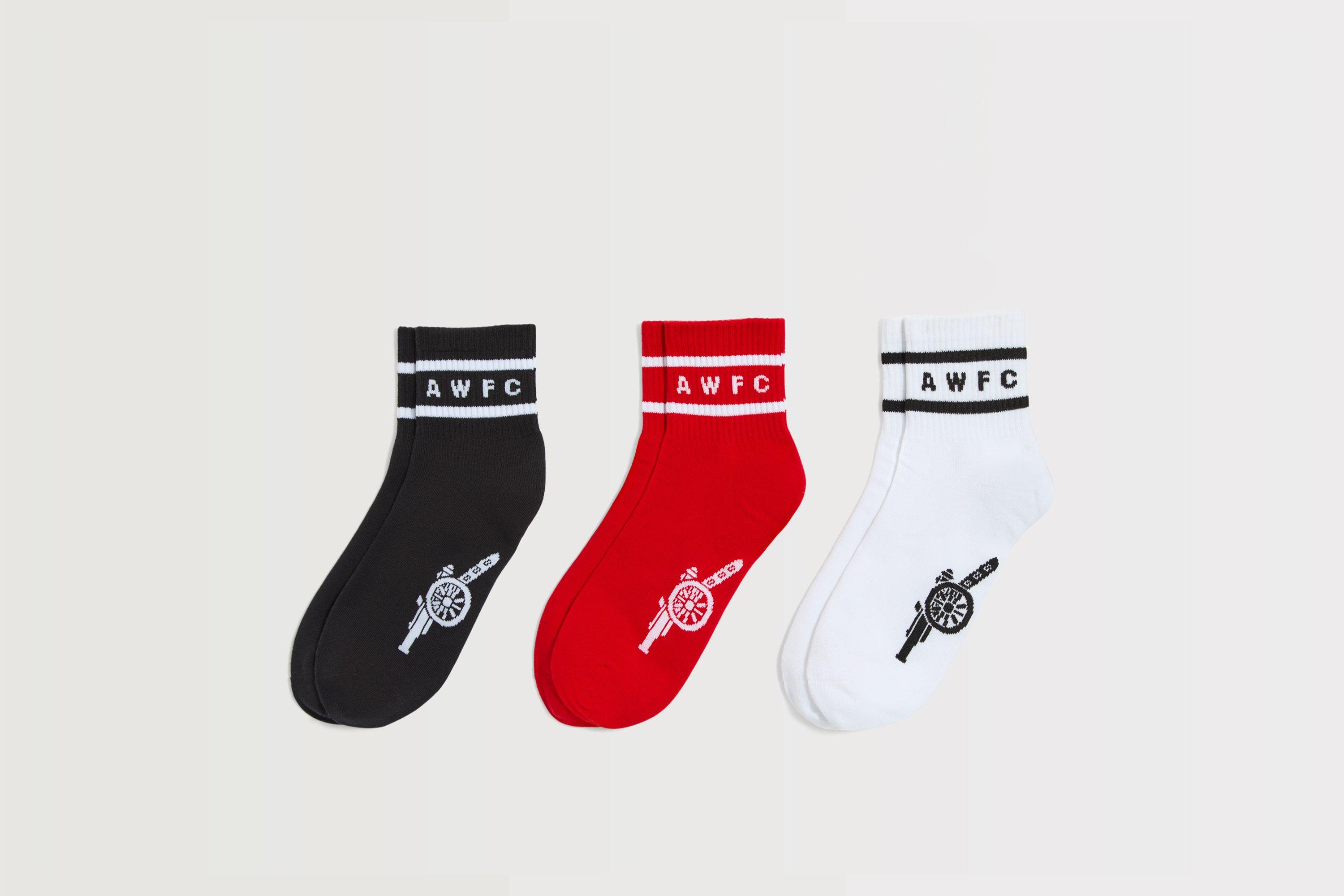 Arsenal AWFC 3pk Socks