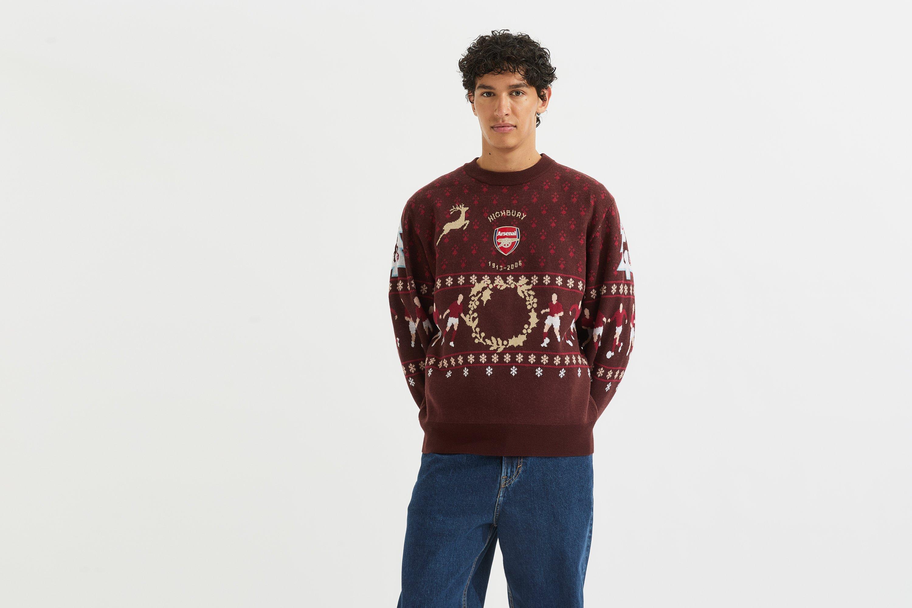 Arsenal Highbury Wonderland Christmas Jumper | Official Online Store