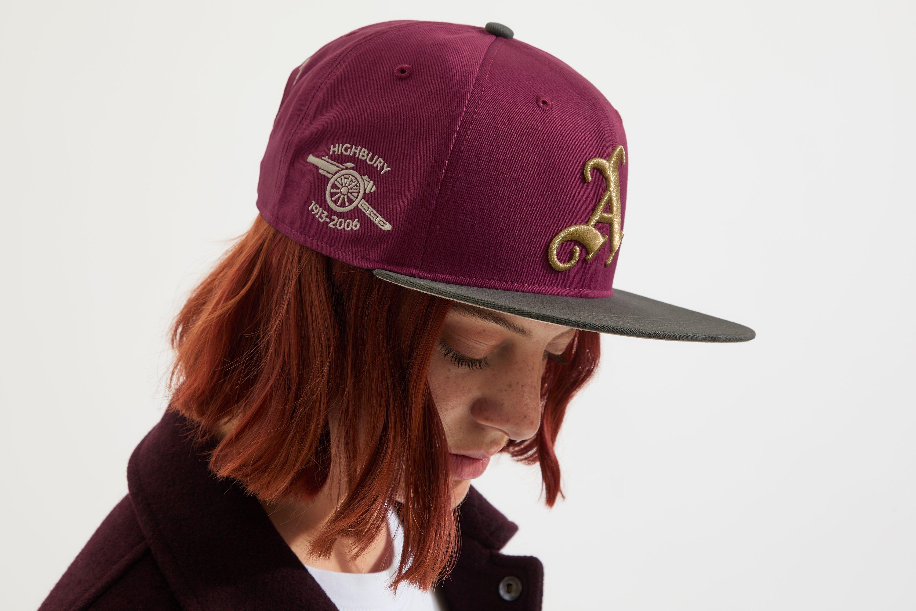 Arsenal 47 Burgundy Gothic A Captain Cap | Official Online Store