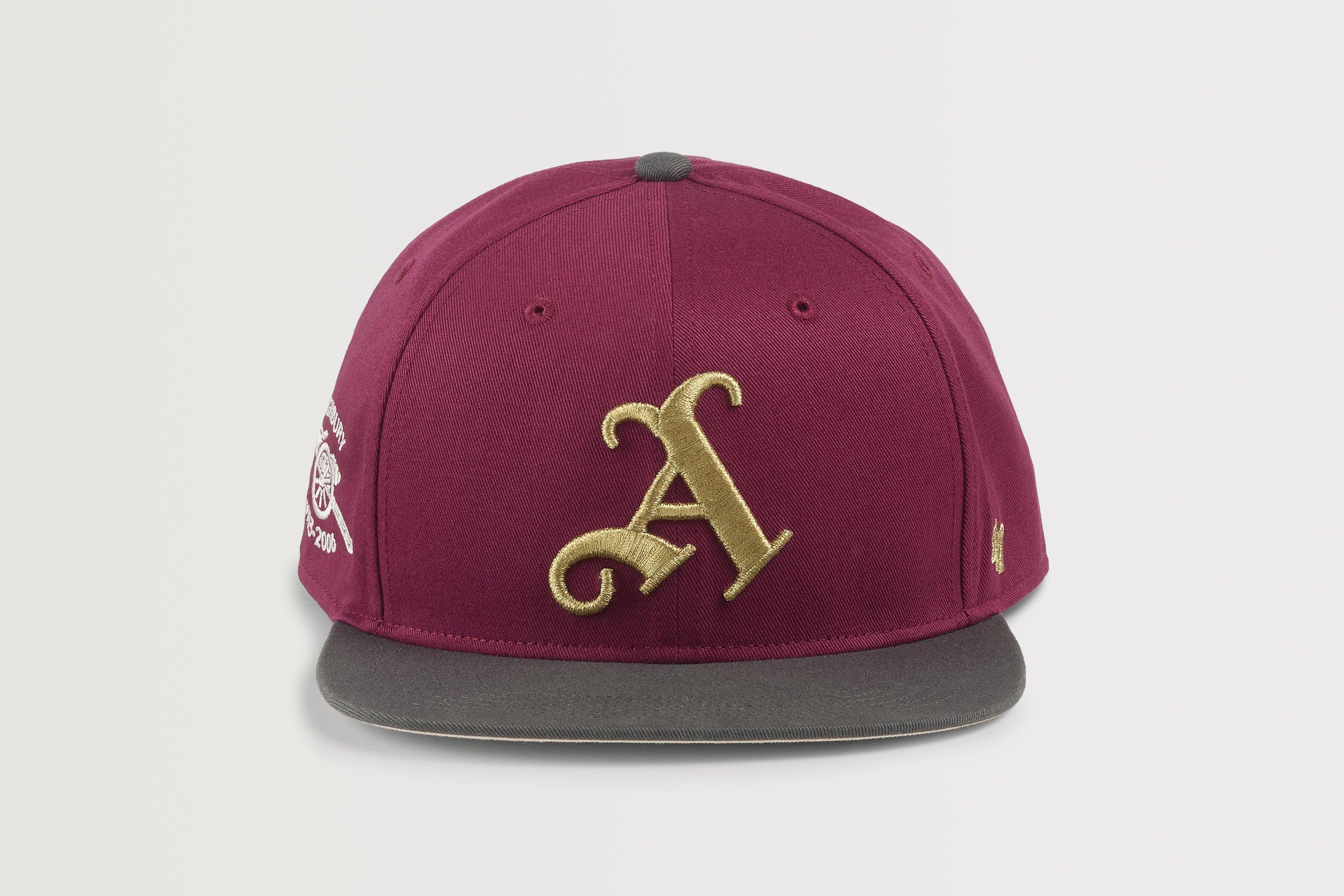 Arsenal 47 Burgundy Gothic A Captain Cap | Official Online Store