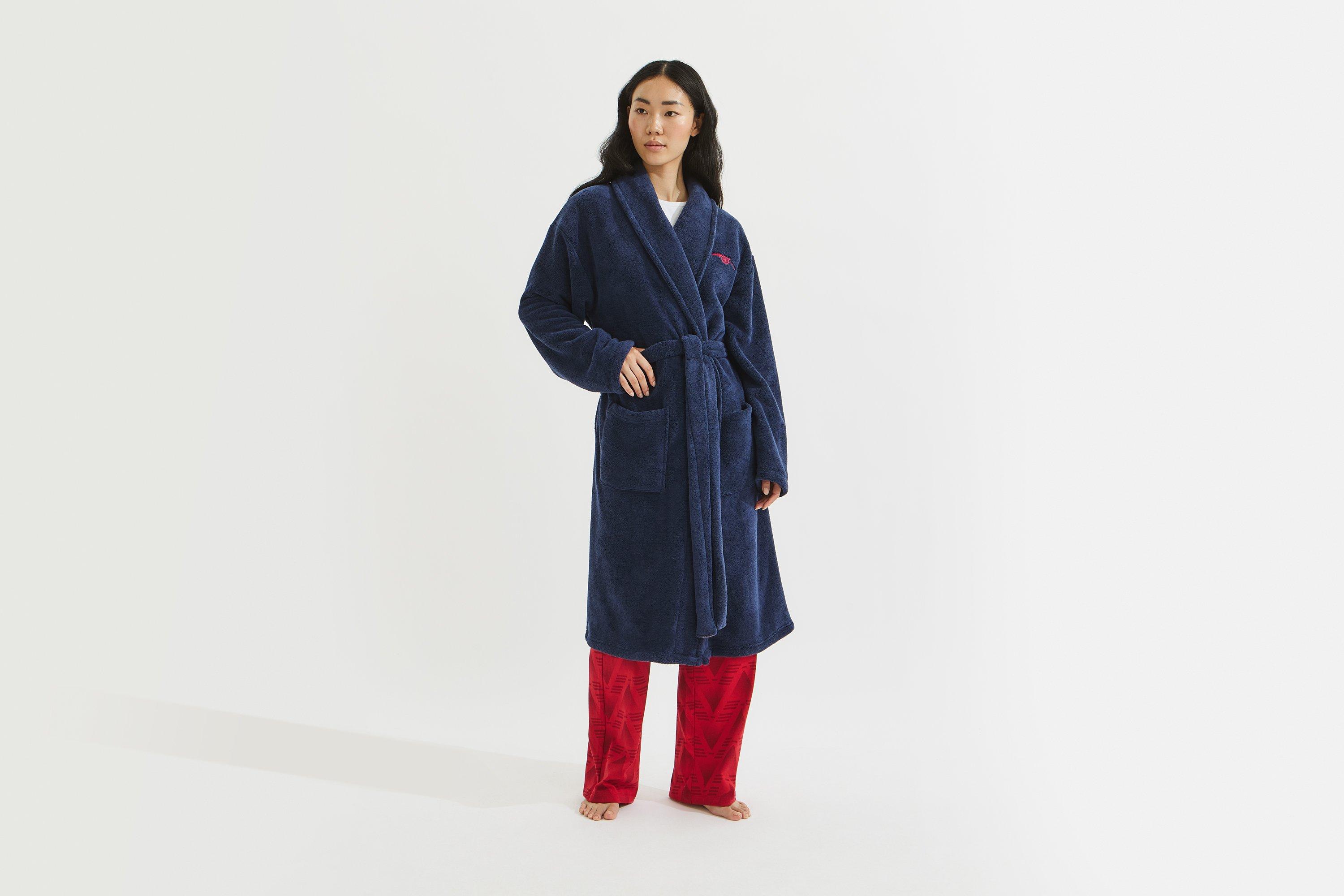 slim fit dress slacks Cozy Plush Mid-Length Robe main image 1