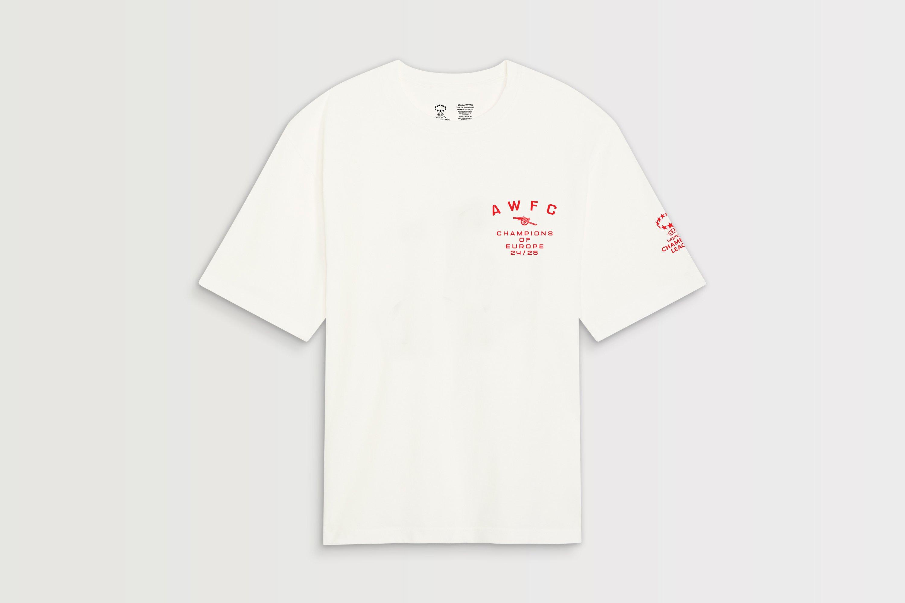 Arsenal UWCL Winners Unisex T-Shirt