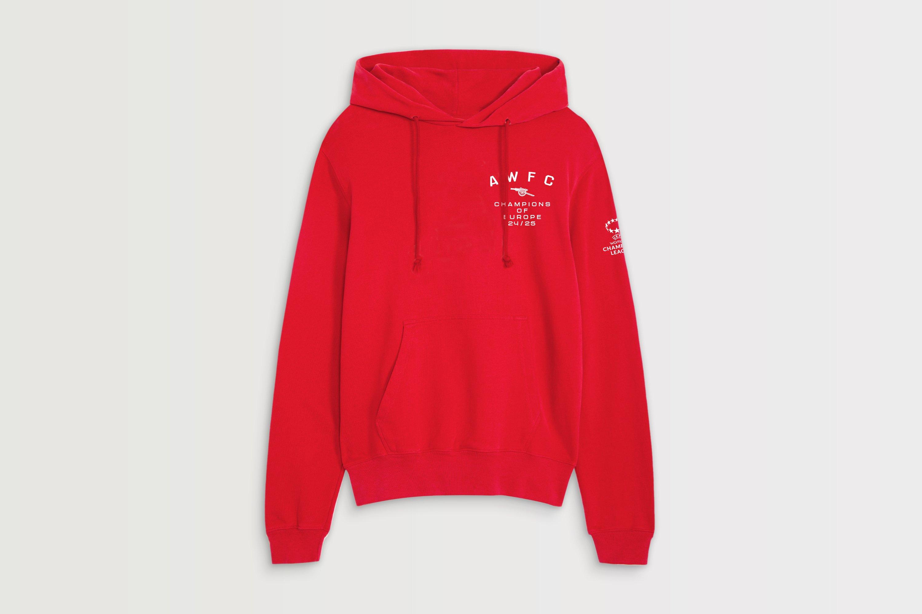 Arsenal UWCL Winners Unisex Hoodie