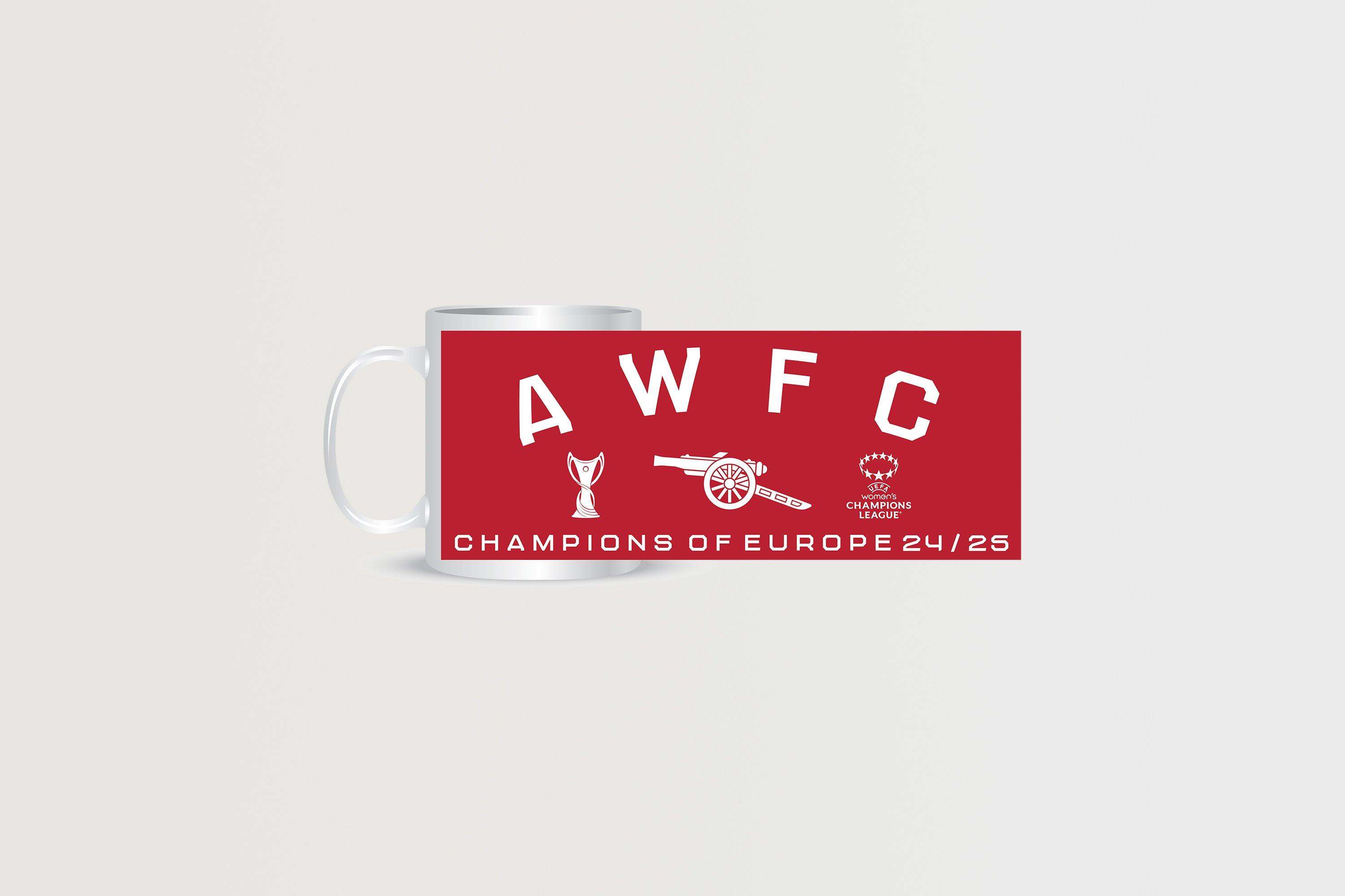 Arsenal UWCL Winners Mug
