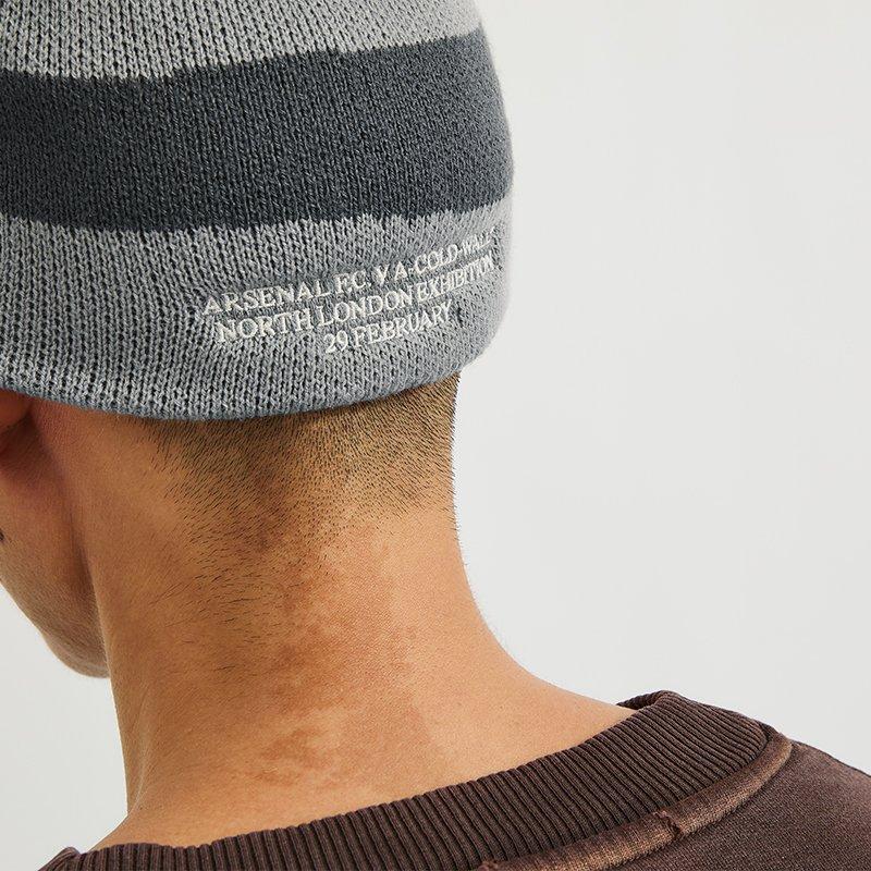 Arsenal x A-Cold-Wall Gillespie Grey Beanie | Official Online Store