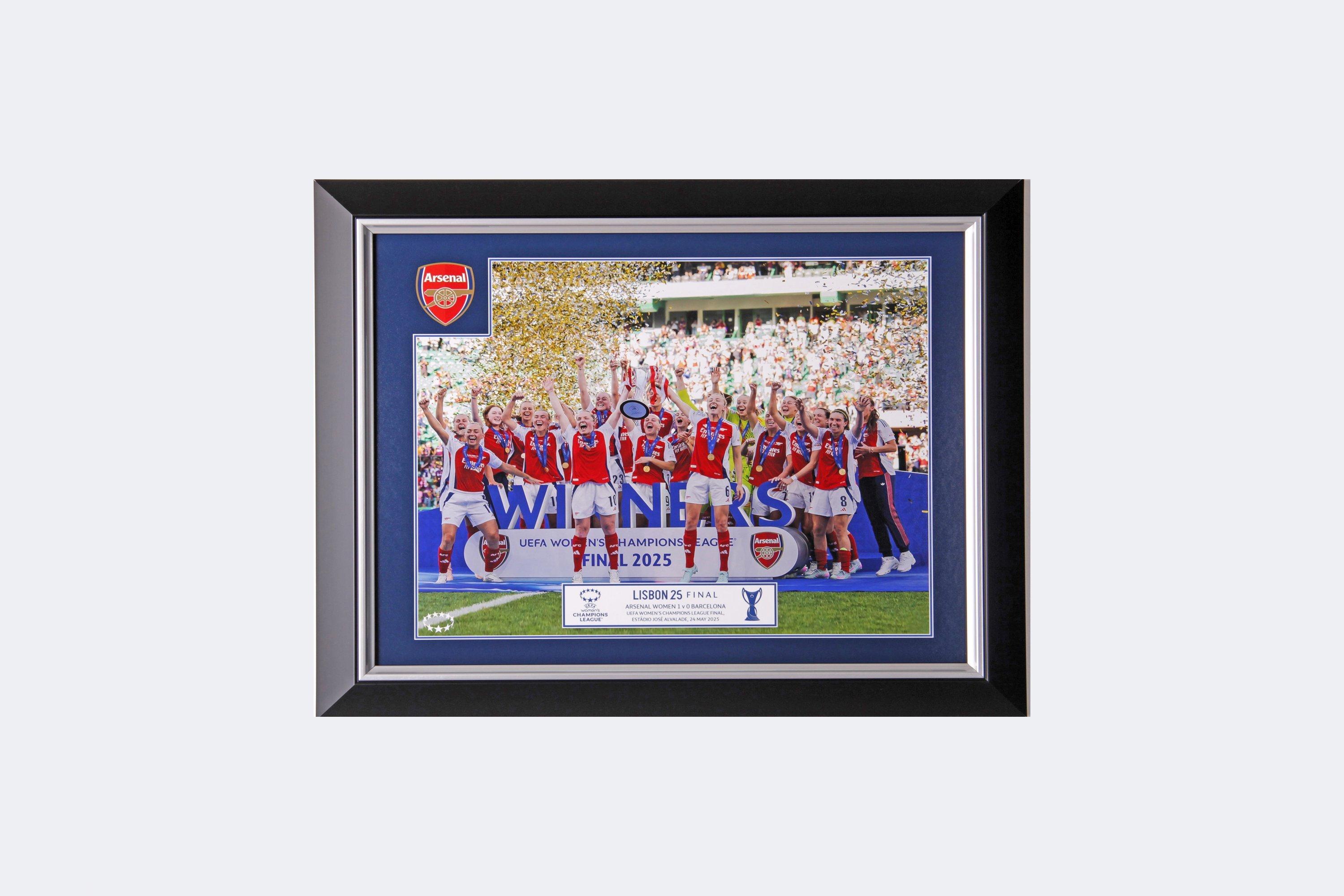 Arsenal Womens Winners Framed Print