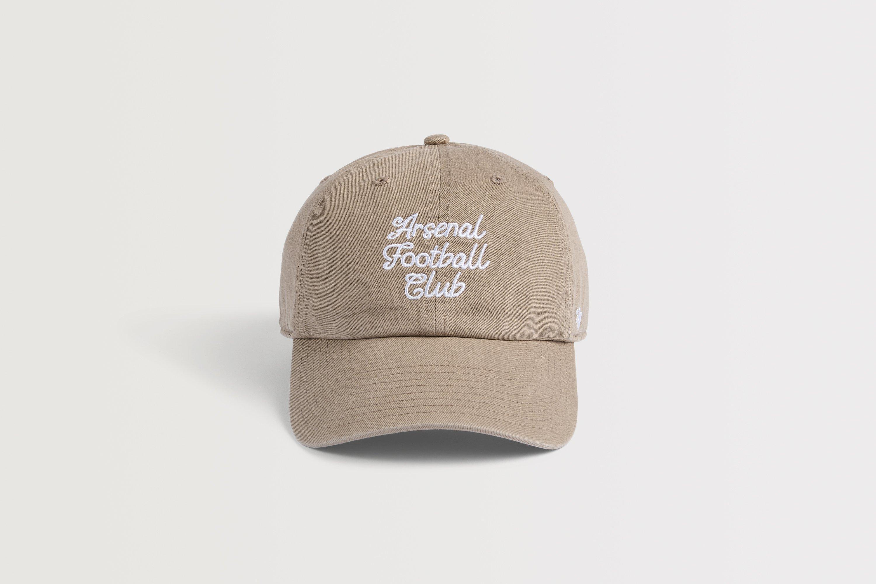 Arsenal 47 Beige Script Cap | Winter Shop | Arsenal Direct
