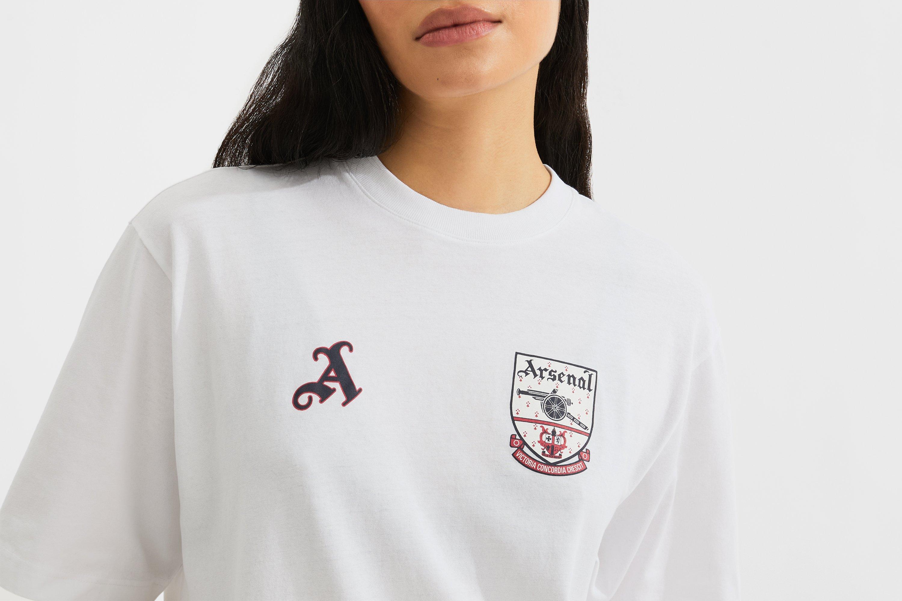 Arsenal Classics England White T-Shirt | Official Online Store
