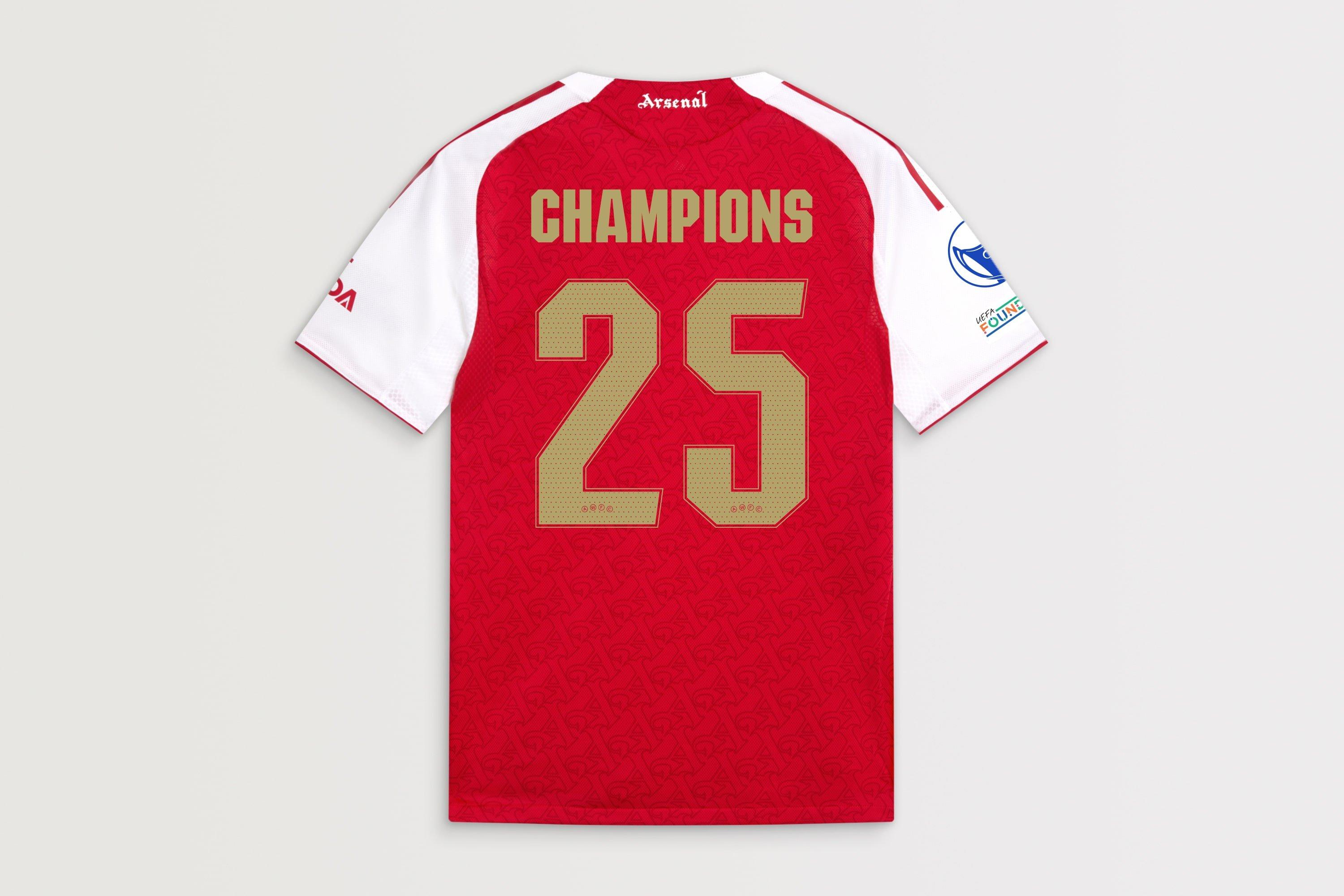 Arsenal adidas UWCL Champions Authentic Home Shirt