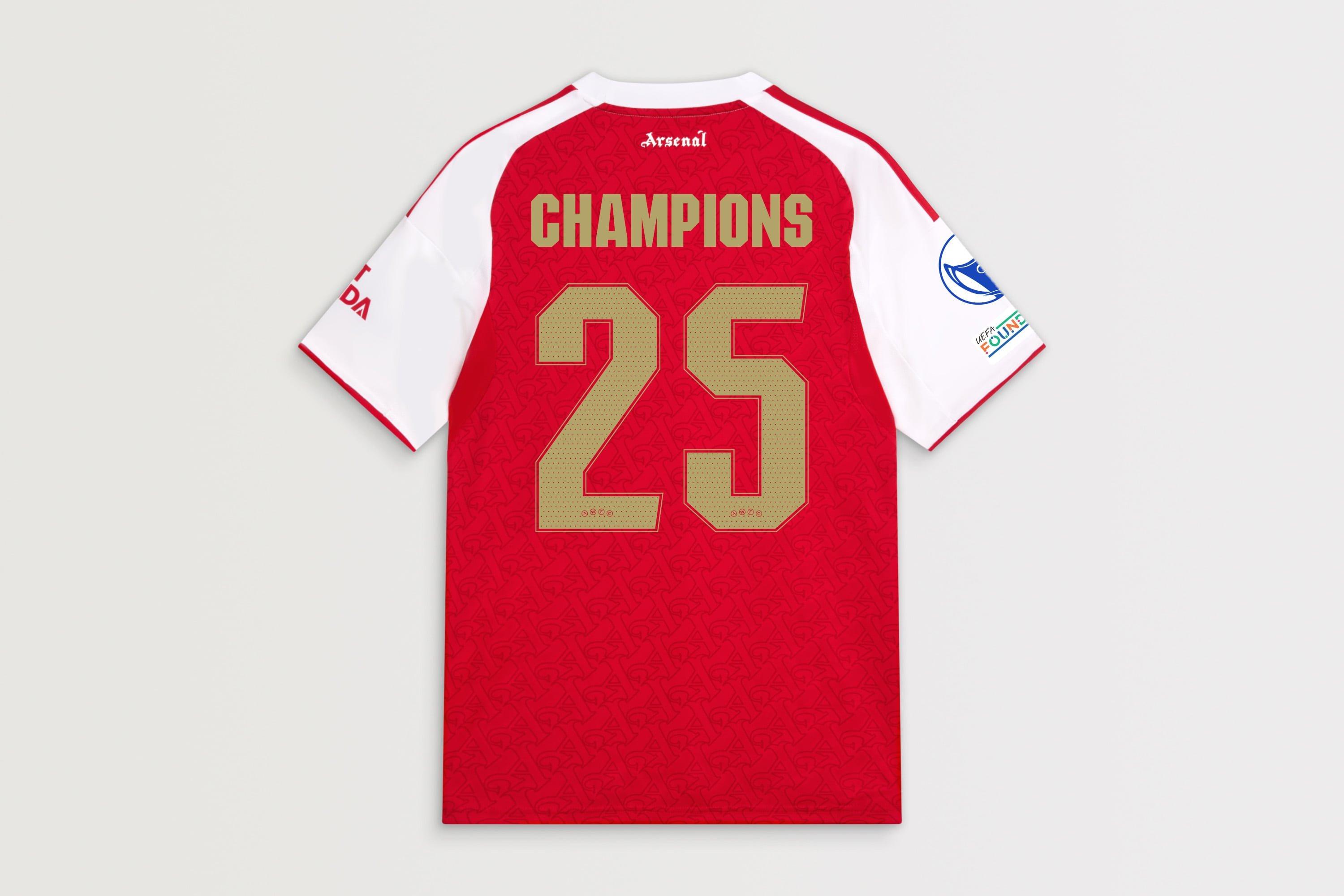 Arsenal adidas UWCL Champions Home Shirt