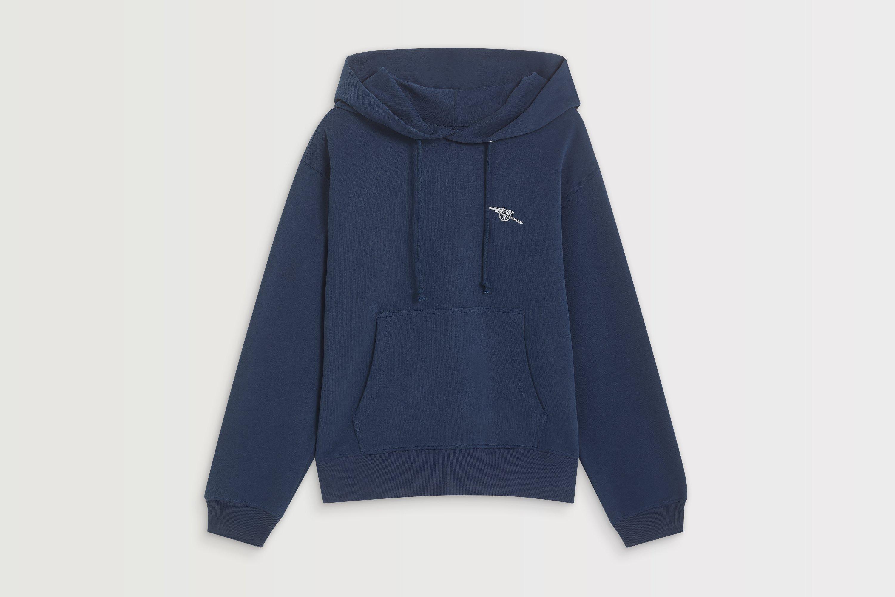 Arsenal Womens Essentials Navy Cannon Hoodie