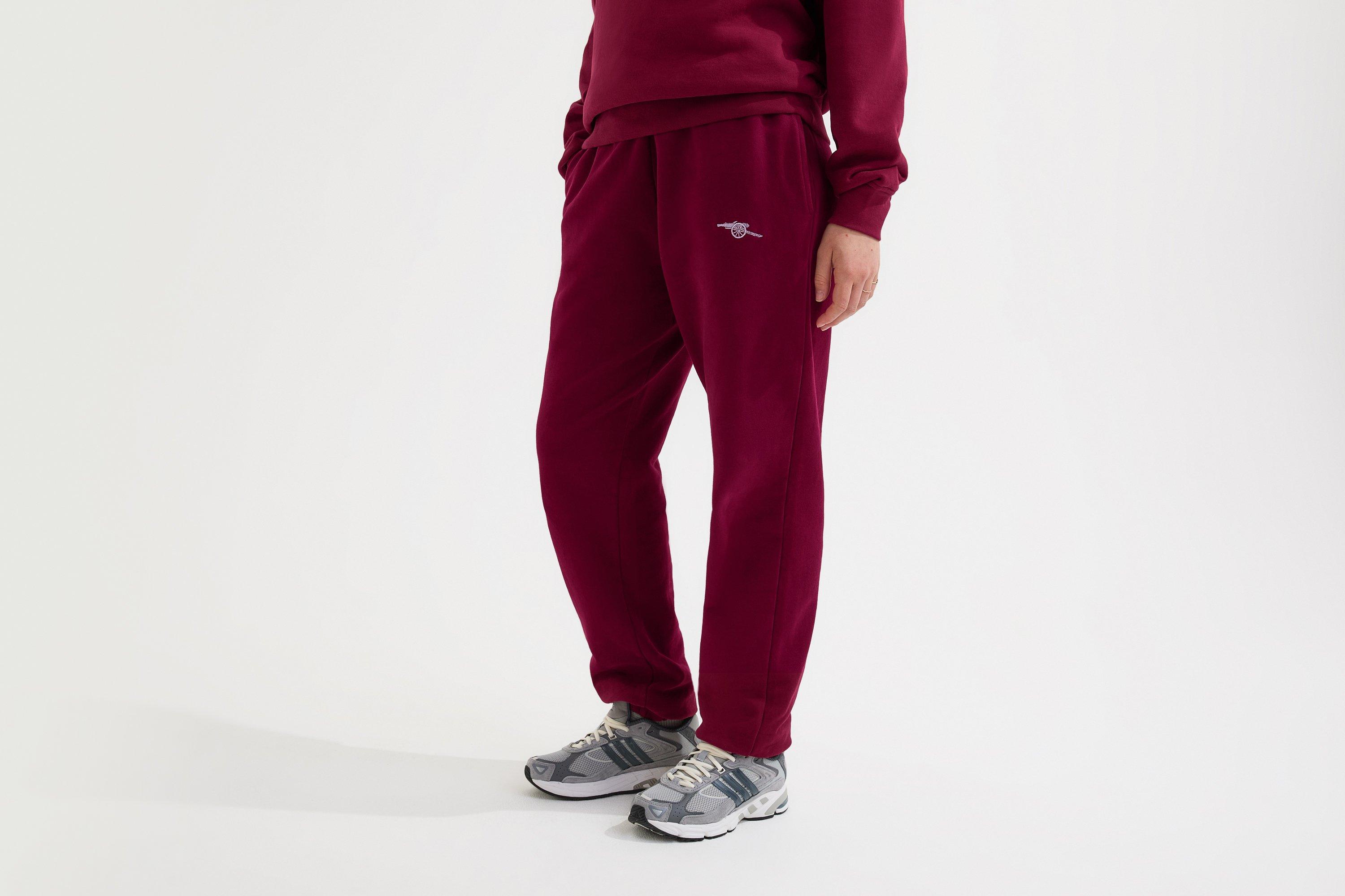 Arsenal Womens Essentials Burgundy Cannon Joggers