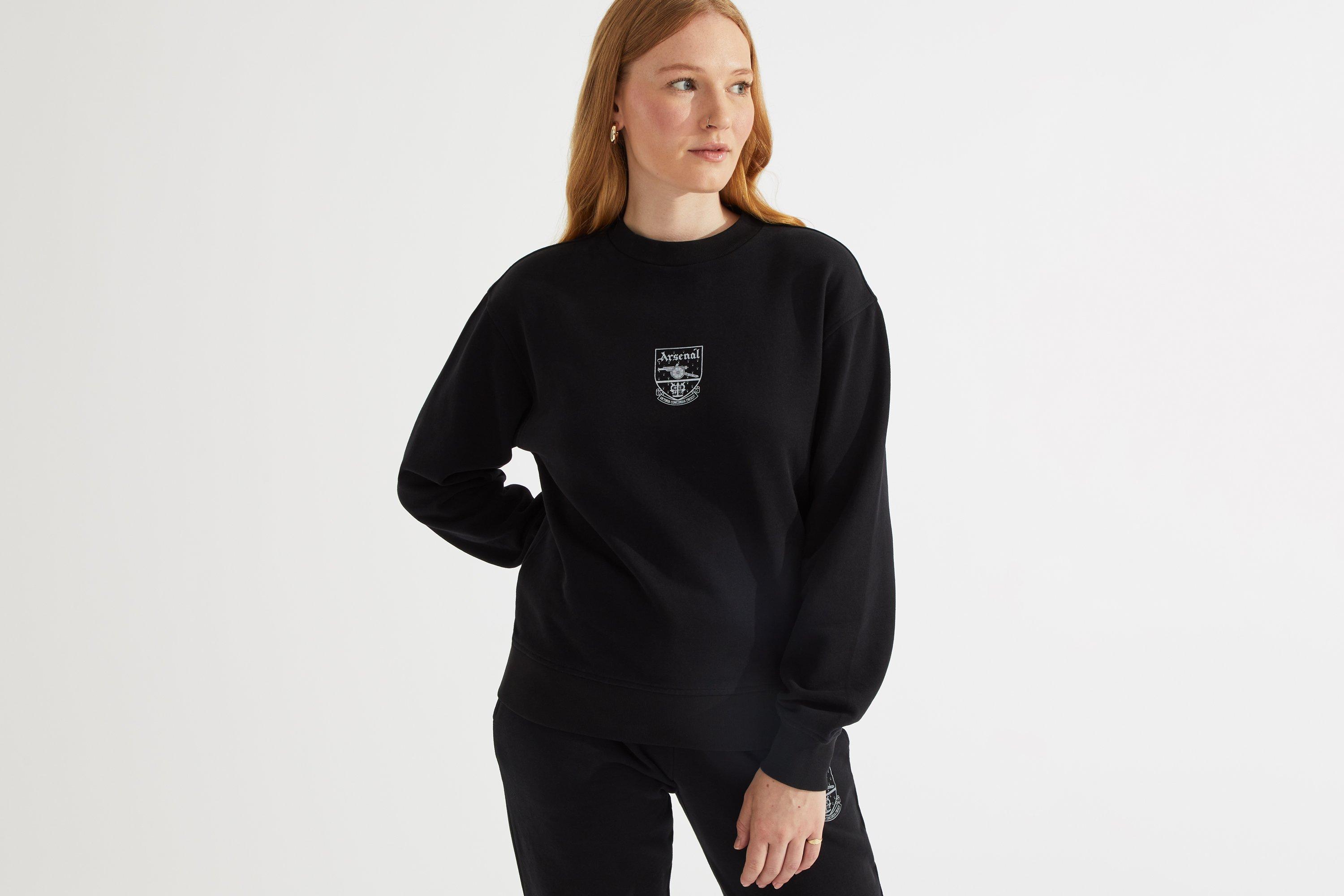 Arsenal Womens Black Concordia Sweatshirt