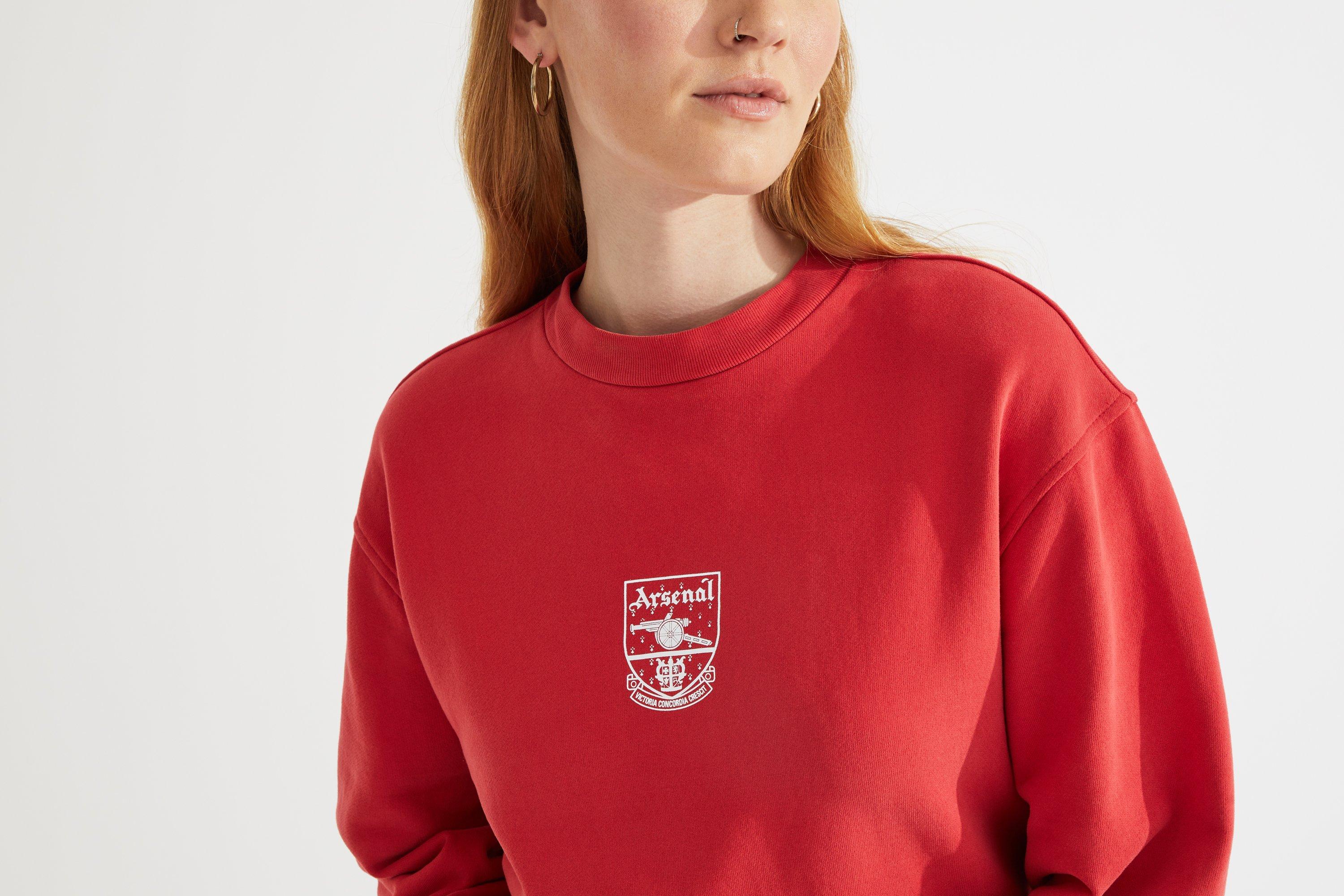 Arsenal Womens Red Concordia Sweatshirt Official Online Store