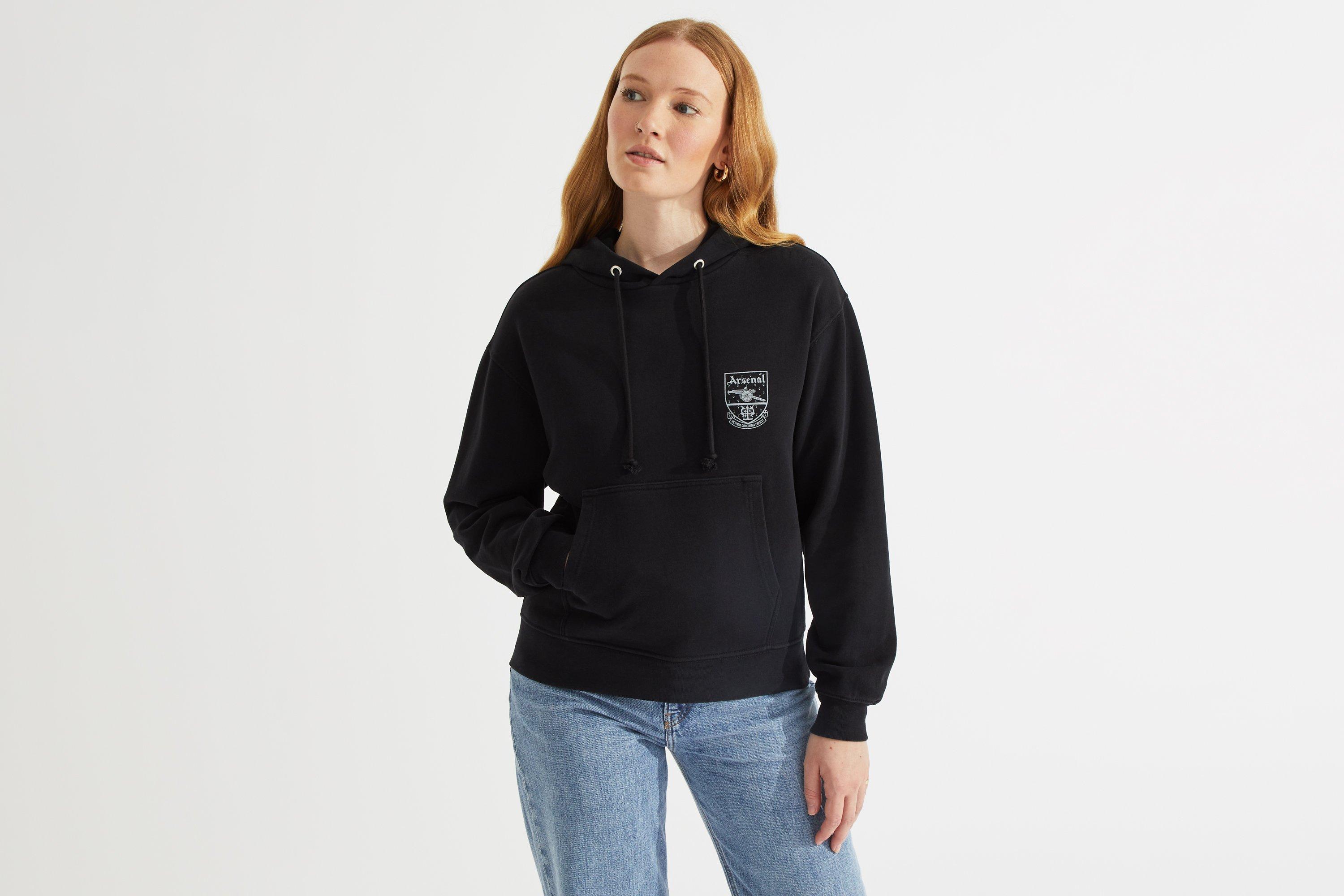 Arsenal Womens Black Concordia Hoodie