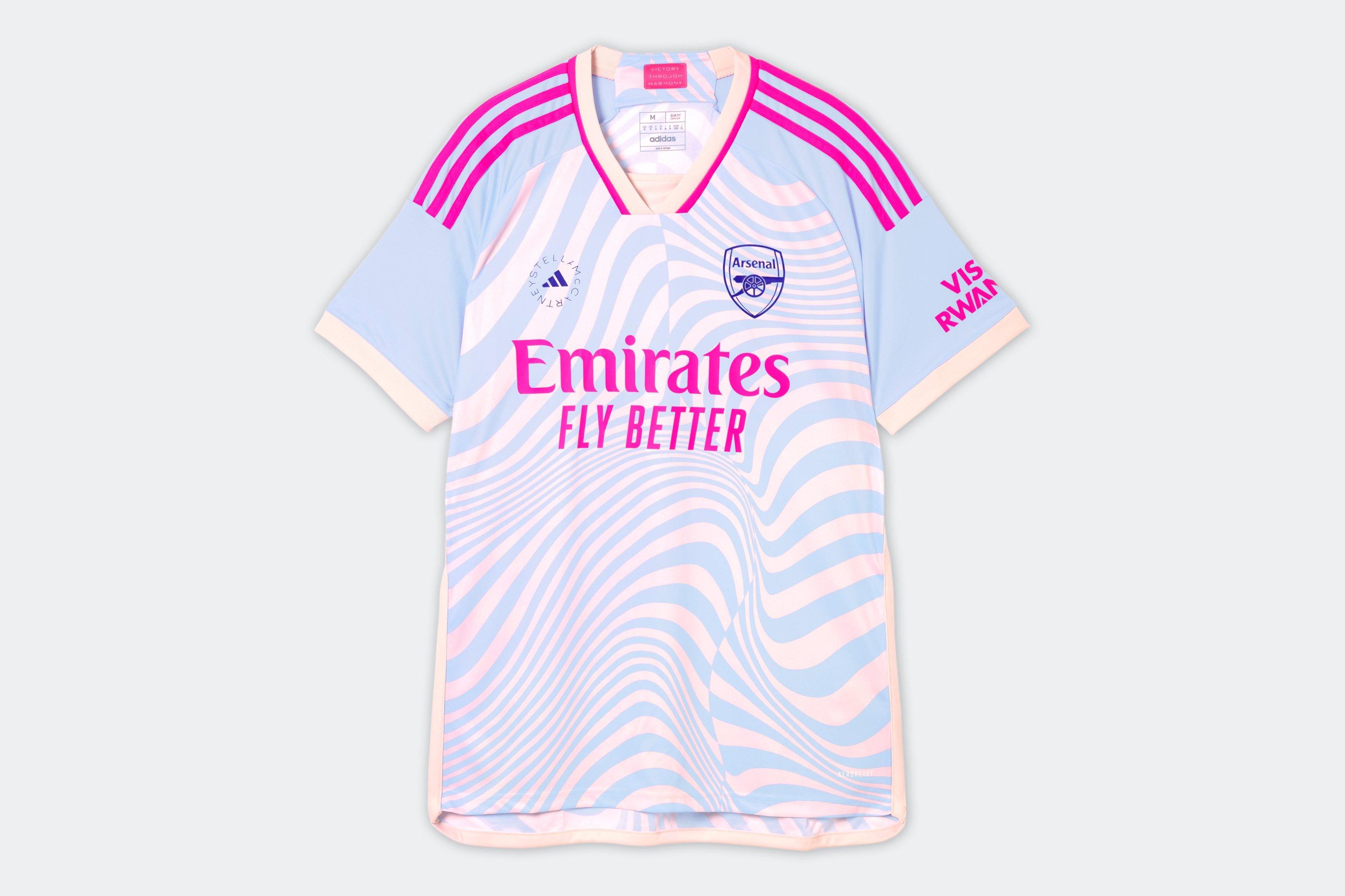 Arsenal x adidas by Stella McCartney Mens Fit 23/24 Away Shirt