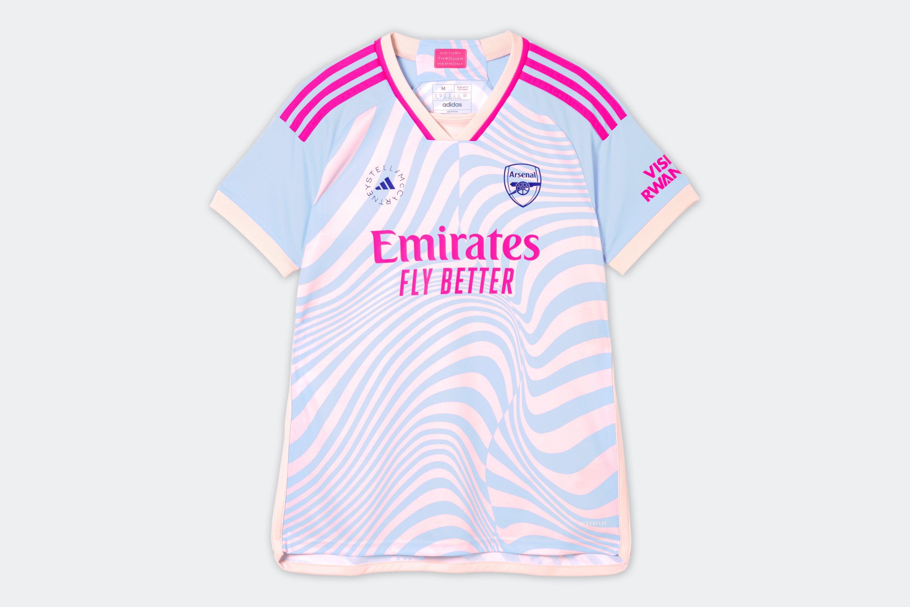 arsenal womens shirt pink