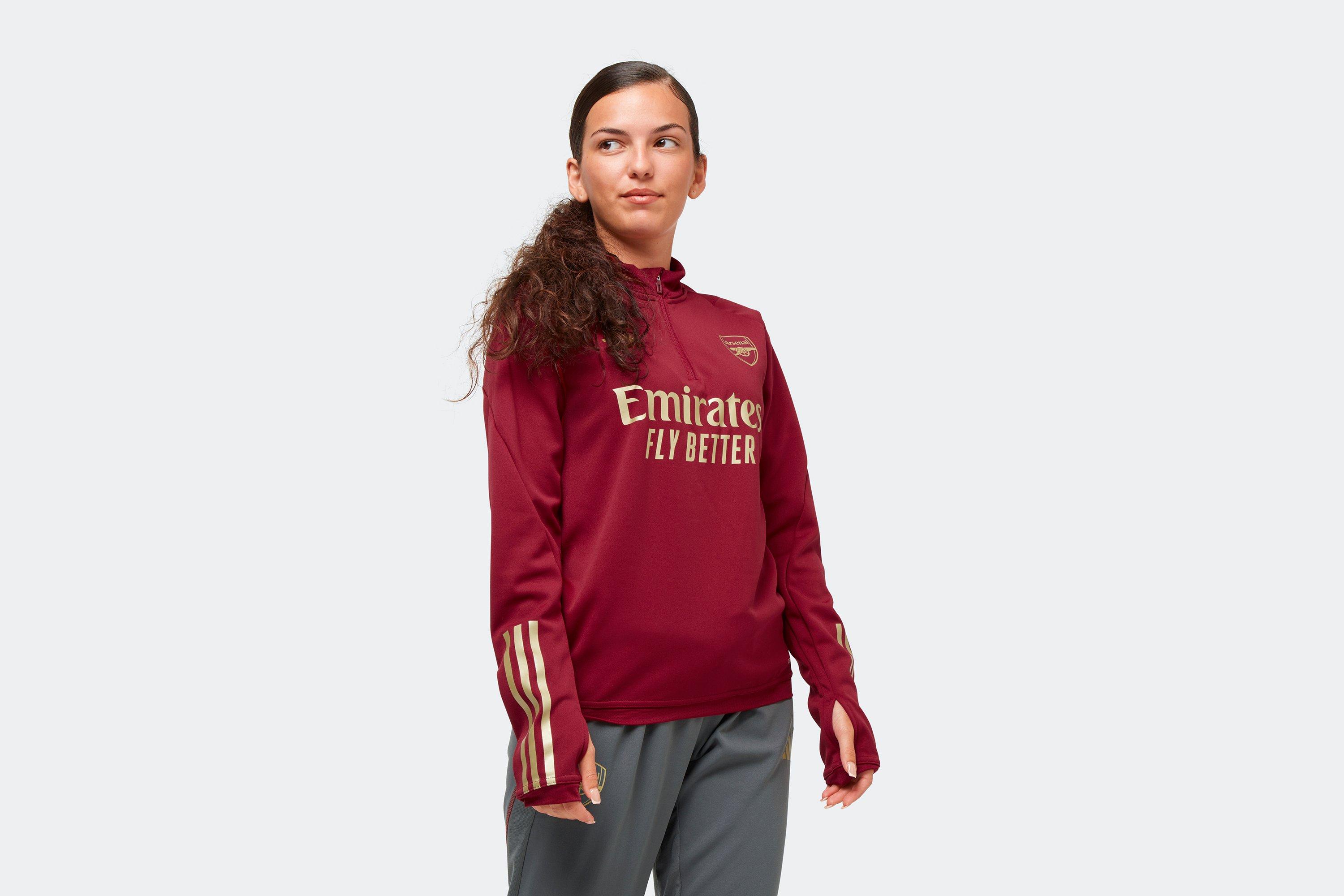Arsenal Womens 23/24 Red 1/4 Zip Training Top, Multicolor