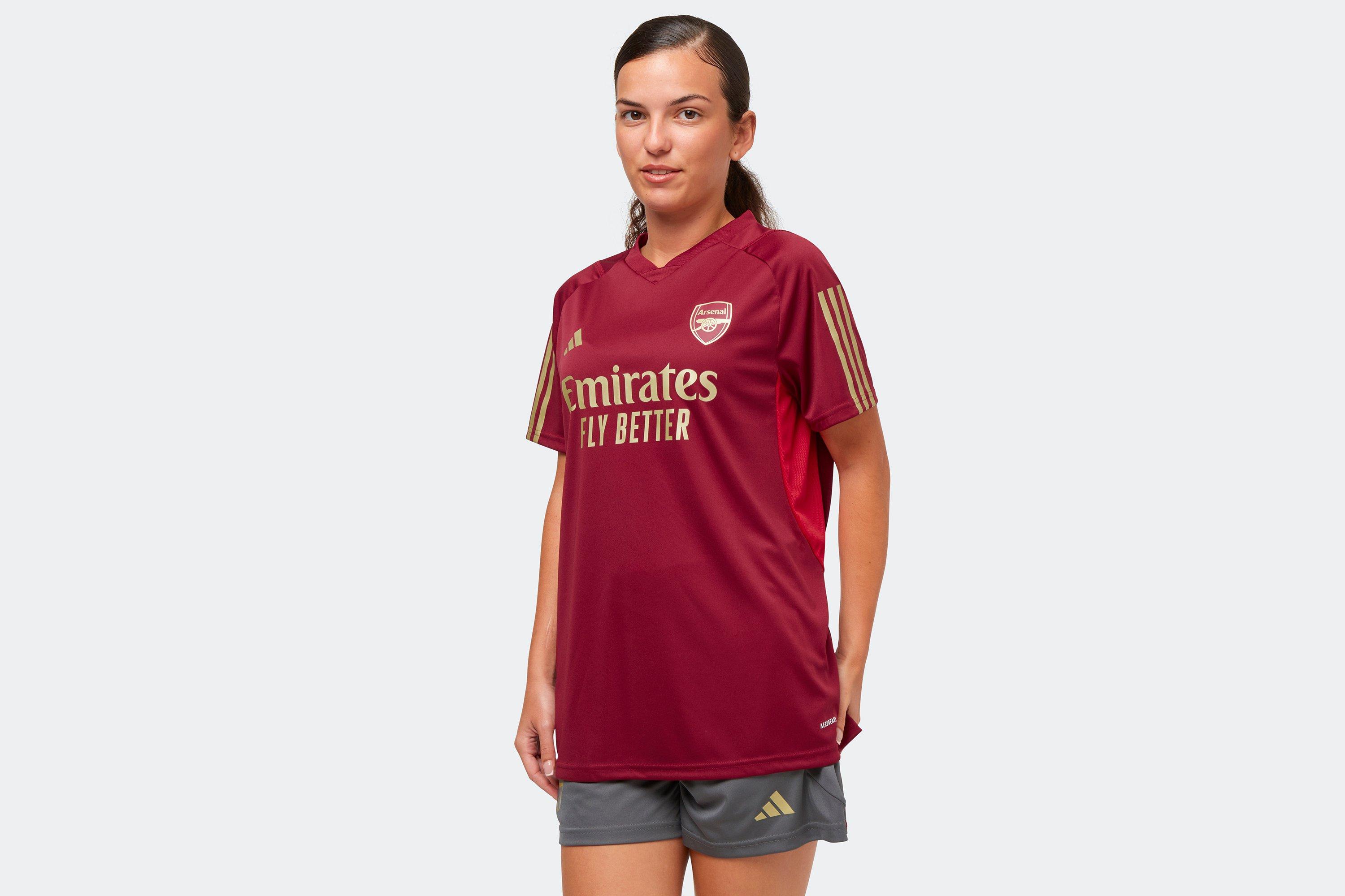 Arsenal adidas Training Jersey - Red - Womens