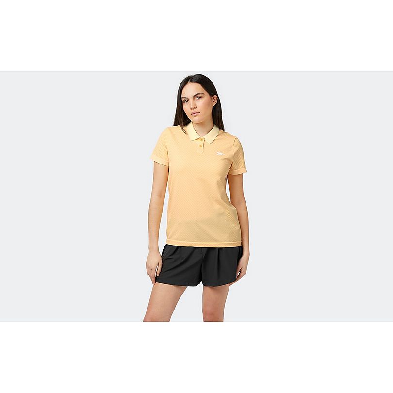 Arsenal adidas Womens Golf Tour Yellow Polo Shirt