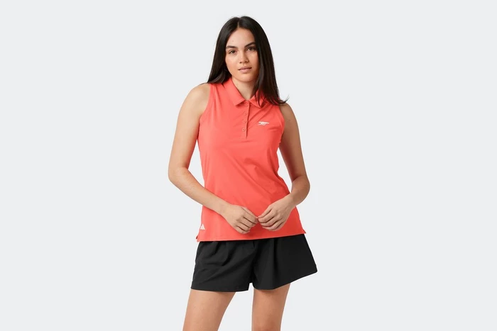 Arsenal adidas Womens Golf Solid Sleeveless Polo Shirt