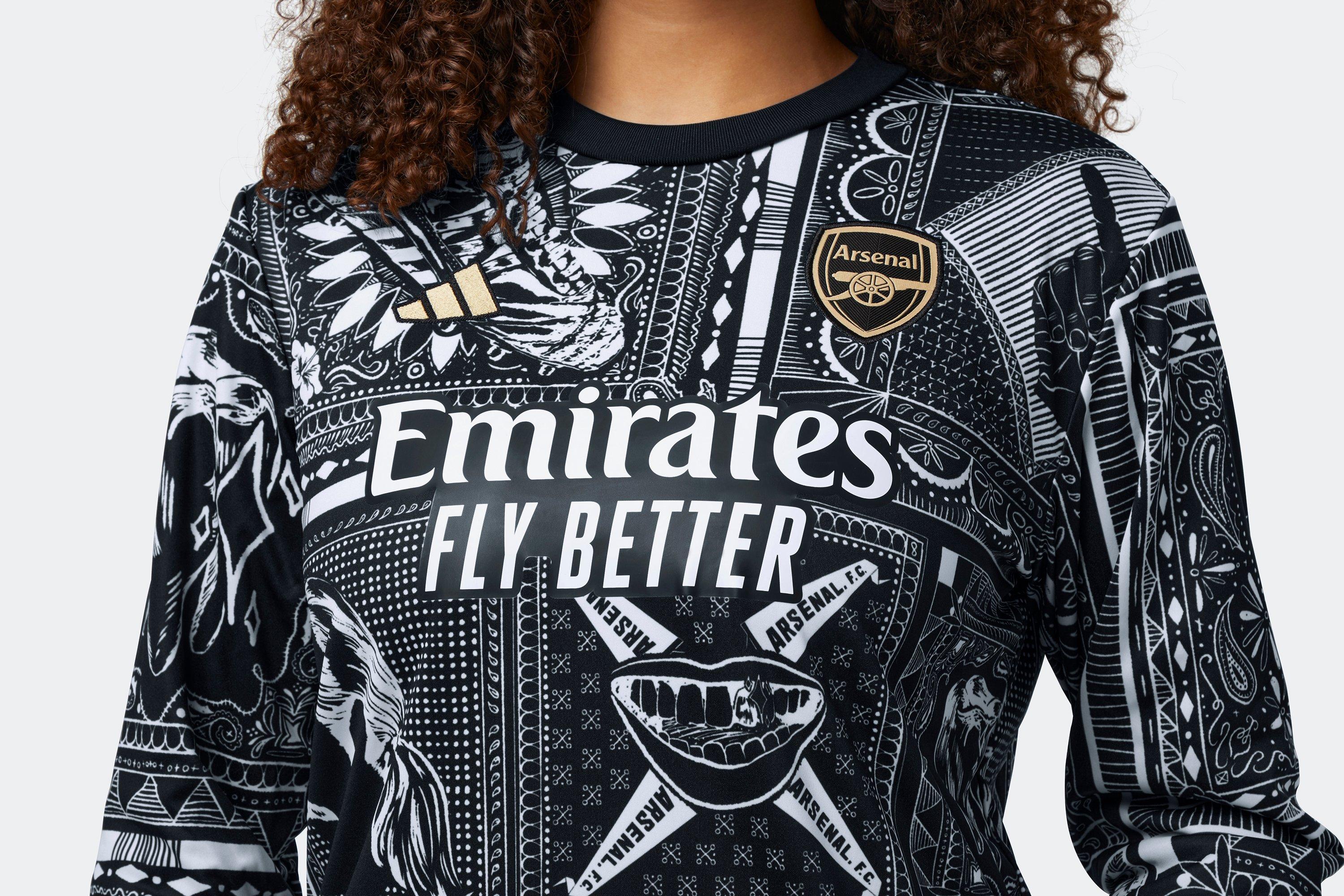 Arsenal x Ian Wright Womens Pre-Match Warm Top