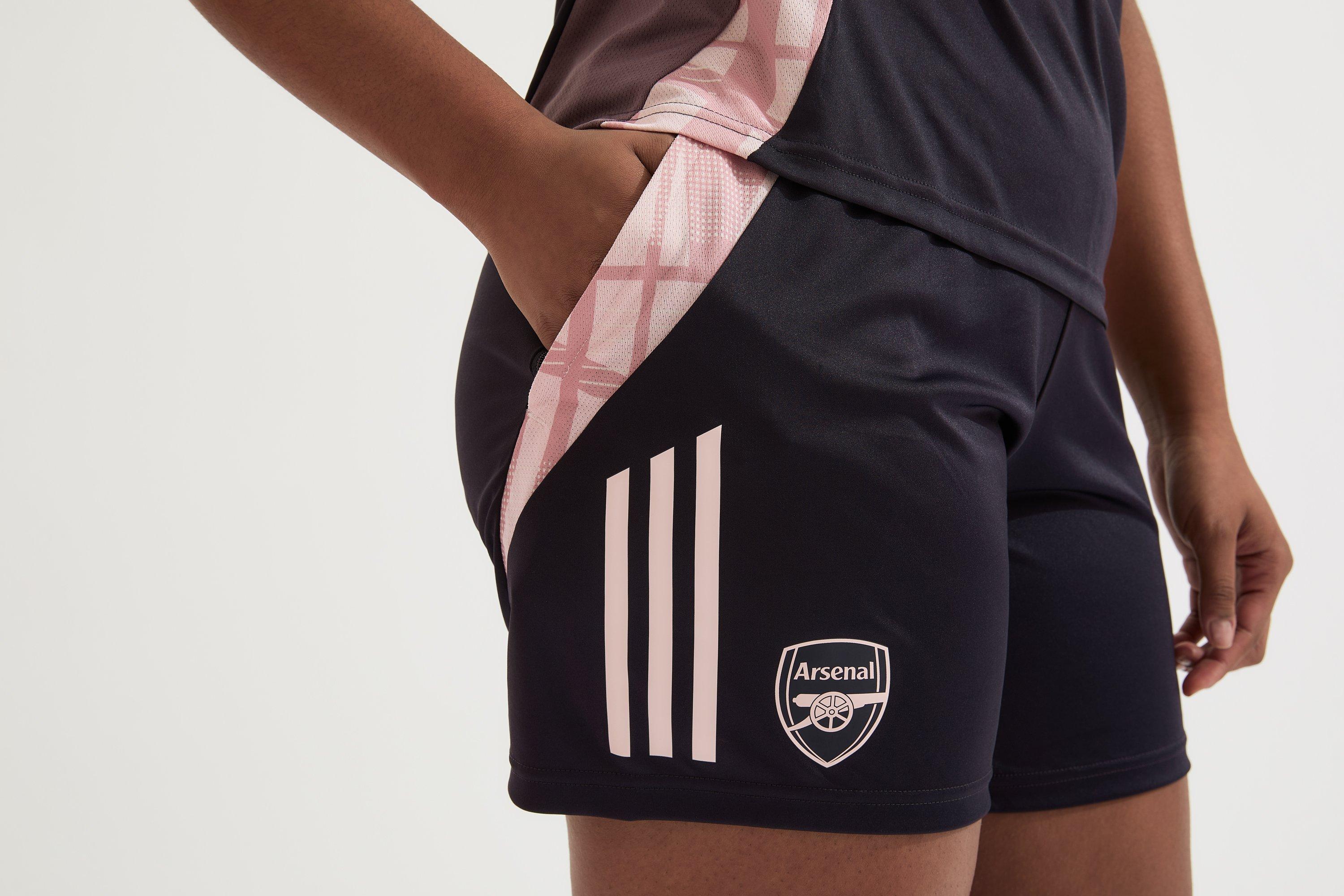 Arsenal adidas Womens 24/25 Aurora Black Training Shorts