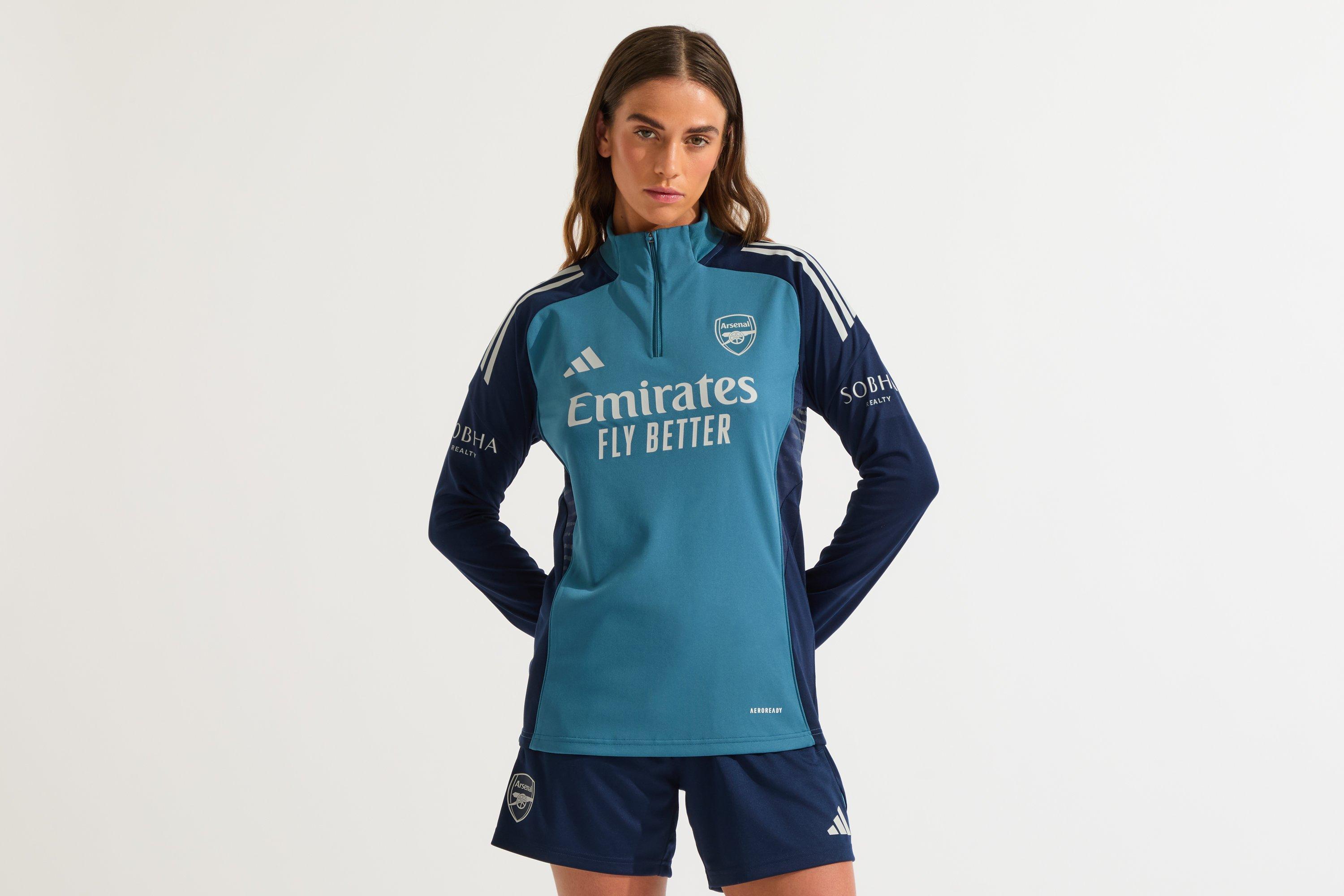 Arsenal adidas Womens 25/26 Navy 1/4 Zip Training Top