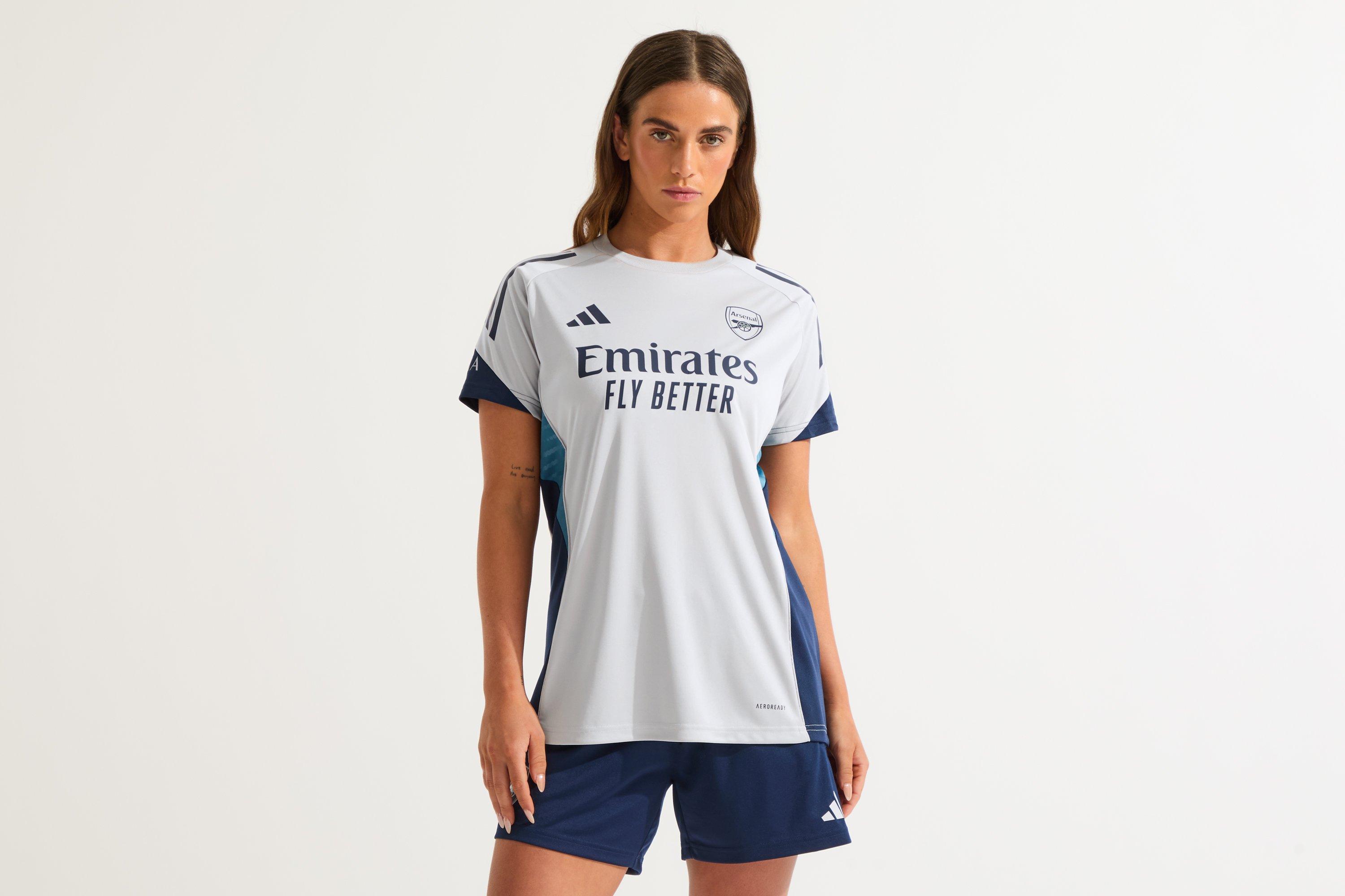 Arsenal adidas Womens 25/26 Grey Training Shirt