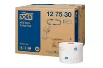 Tork 127530 Tork Mid-Size Toilet Roll, 100m x27