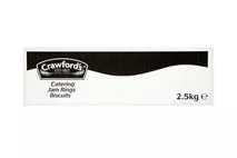 Crawford's Catering Jam Rings Biscuits 2.5kg Crawford's Catering Jam Rings Biscuits 2.5kg