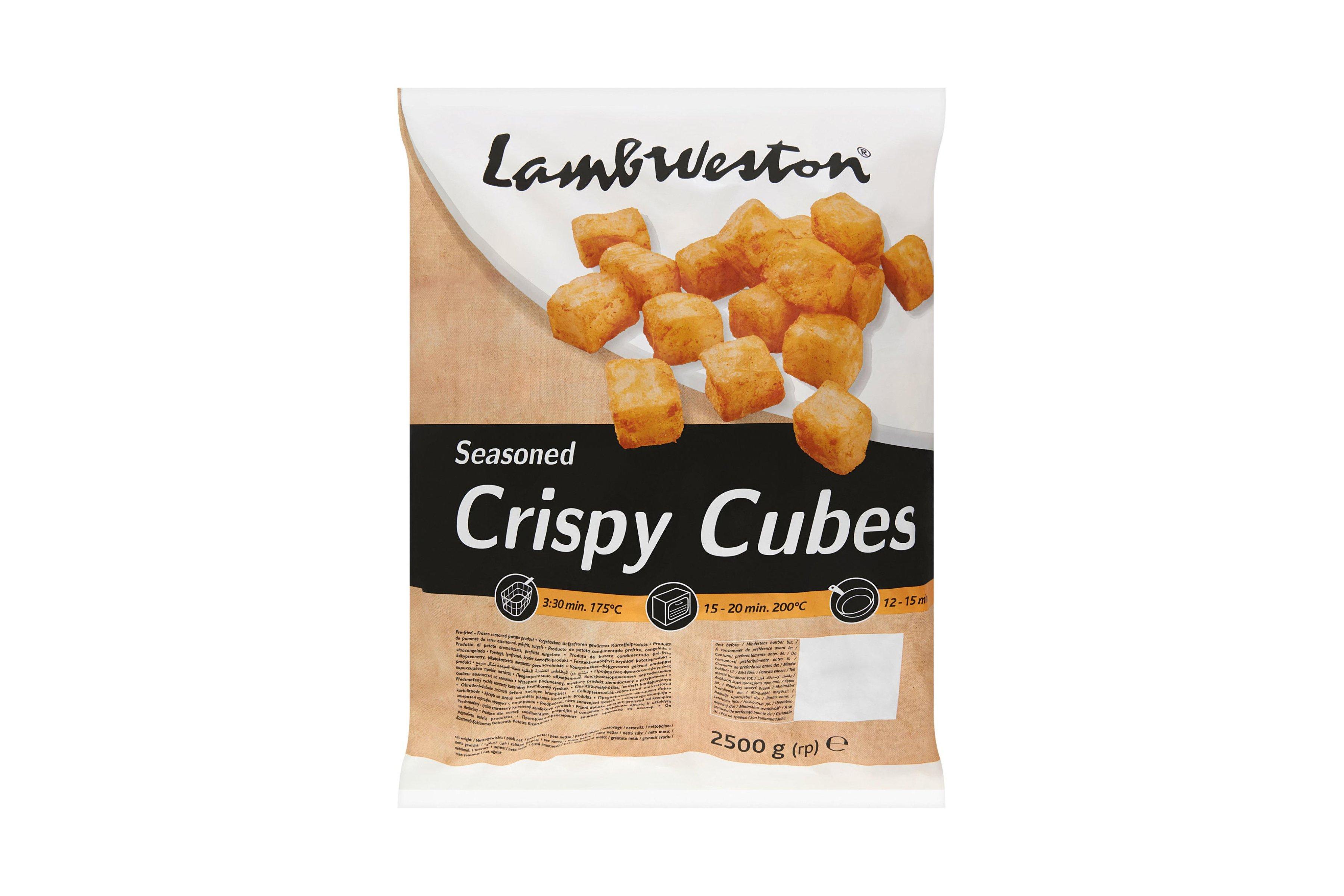 Lamb Weston Crispy Seasoned Potato Cubes (4x2.5kg)