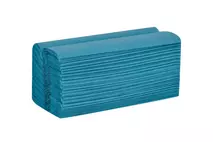 1 Ply Blue C-Fold Hand Towels (2880 sheets)