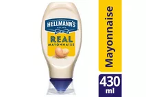 Hellmann's Real Squeezy Mayonnaise 430ml Hellmann's Real Squeezy Mayonnaise 430ml