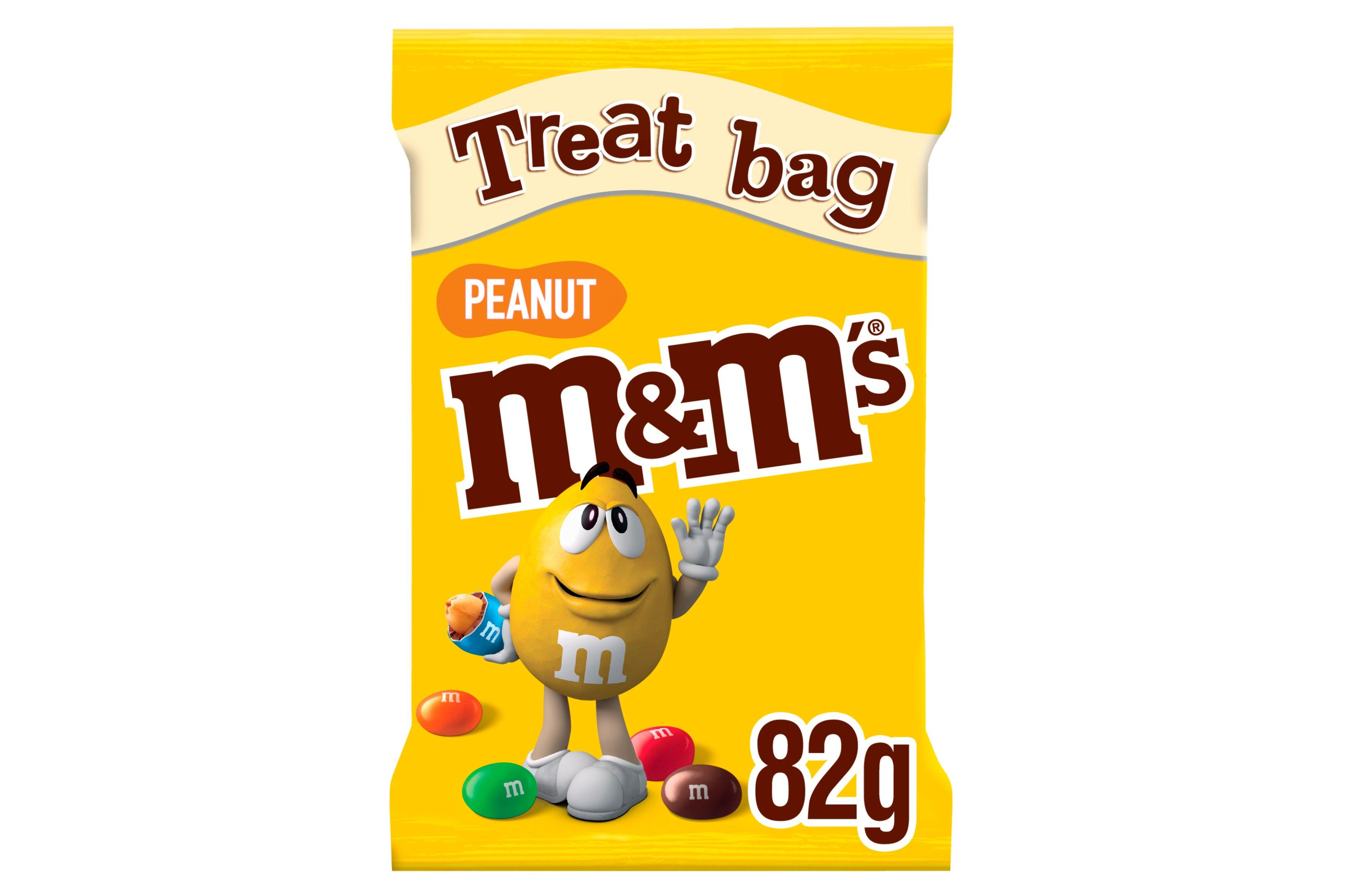 M&M's Peanut Chocolate Treat Bag 82g (16 x 82g)