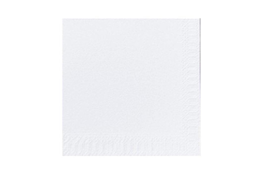 Duni White 2 Ply Cocktail Napkin 24cm 8 x 300