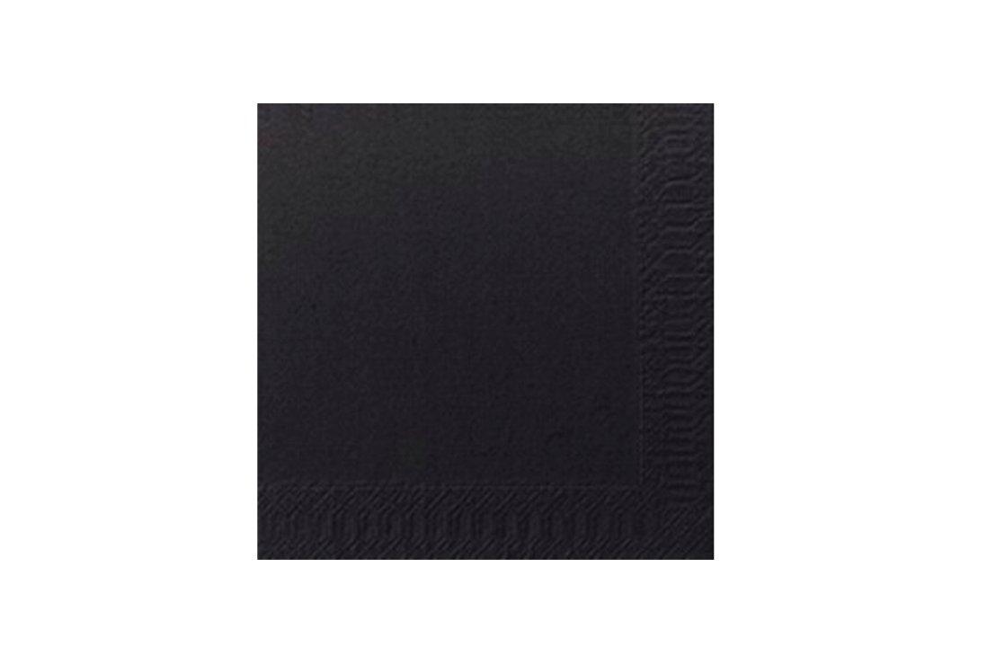 Duni Black 3 Ply Cocktail Napkin 24cm 8 x 250