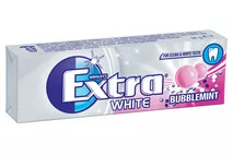 Wrigley's Extra White Bubblemint Chewing Gum Sugar Free 10 Pieces Wrigley's Extra White Bubblemint Chewing Gum Sugar Free 10 Pieces