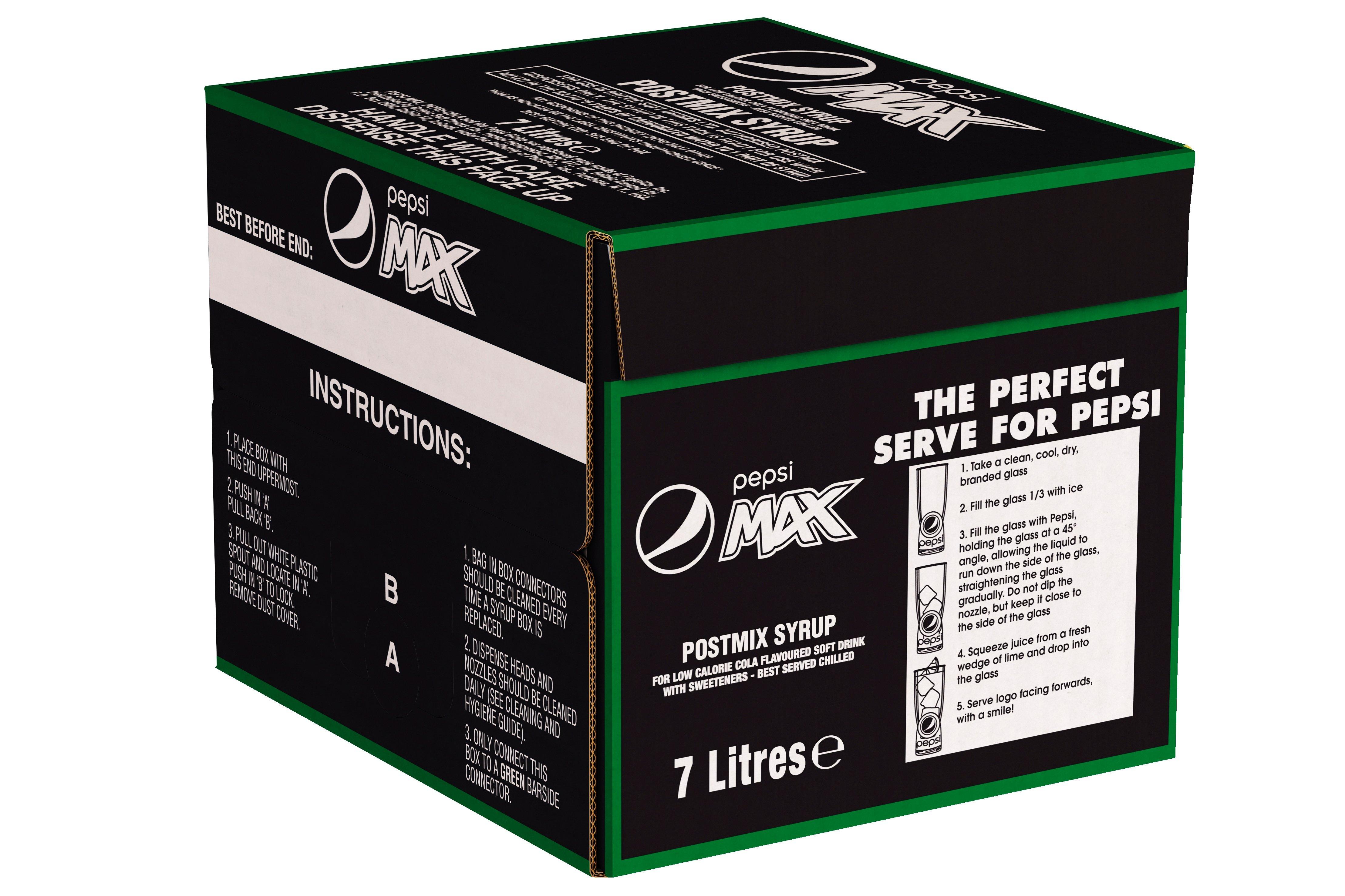 Pepsi Max Cola Postmix Syrup 7 Litres Wholesale Buy Pepsi Max