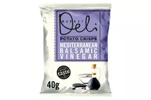 Walkers Market Deli Balsamic Vinegar Crisps 40g Walkers Market Deli Balsamic Vinegar Crisps 40g