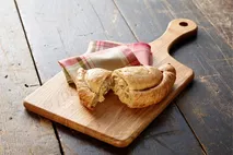 Proper Cornish Chicken, Leek and Bacon Pasty Proper Cornish Chicken, Leek and Bacon Pasty