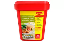 Maggi Lemon & Herb Crunchy Bake Seasoned Crumb Coating 1kg Maggi Lemon & Herb Crunchy Bake Seasoned Crumb Coating 1kg