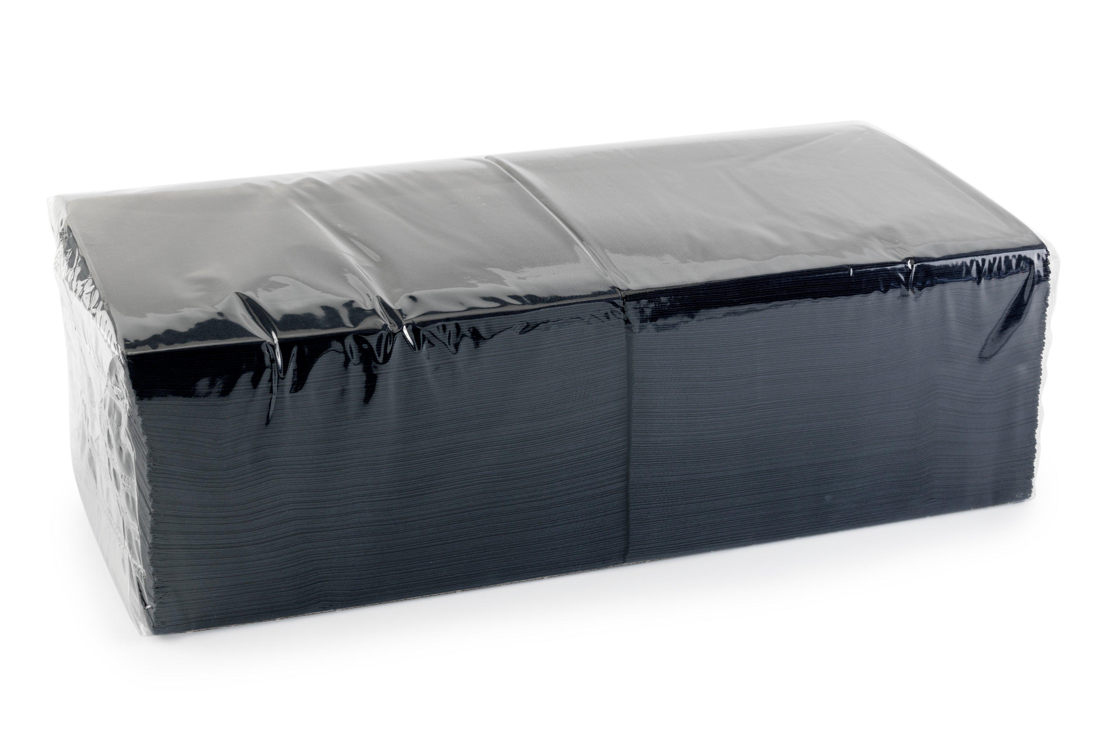 Brakes Black 2 Ply Napkin 40cm     2 x 300